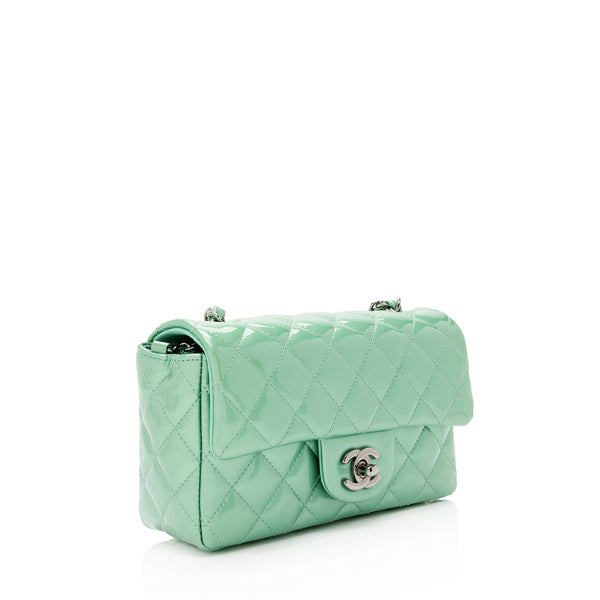 Chanel Patent Leather Rectangular Mini Flap Bag (SHF-ZhLCor) – LuxeDH