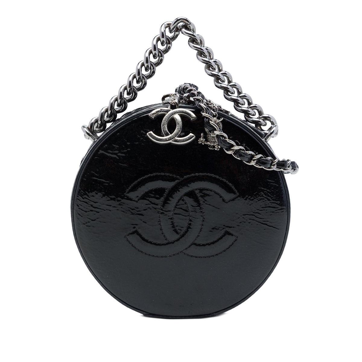 Chanel Patent Leather Round As Earth Crossbody
