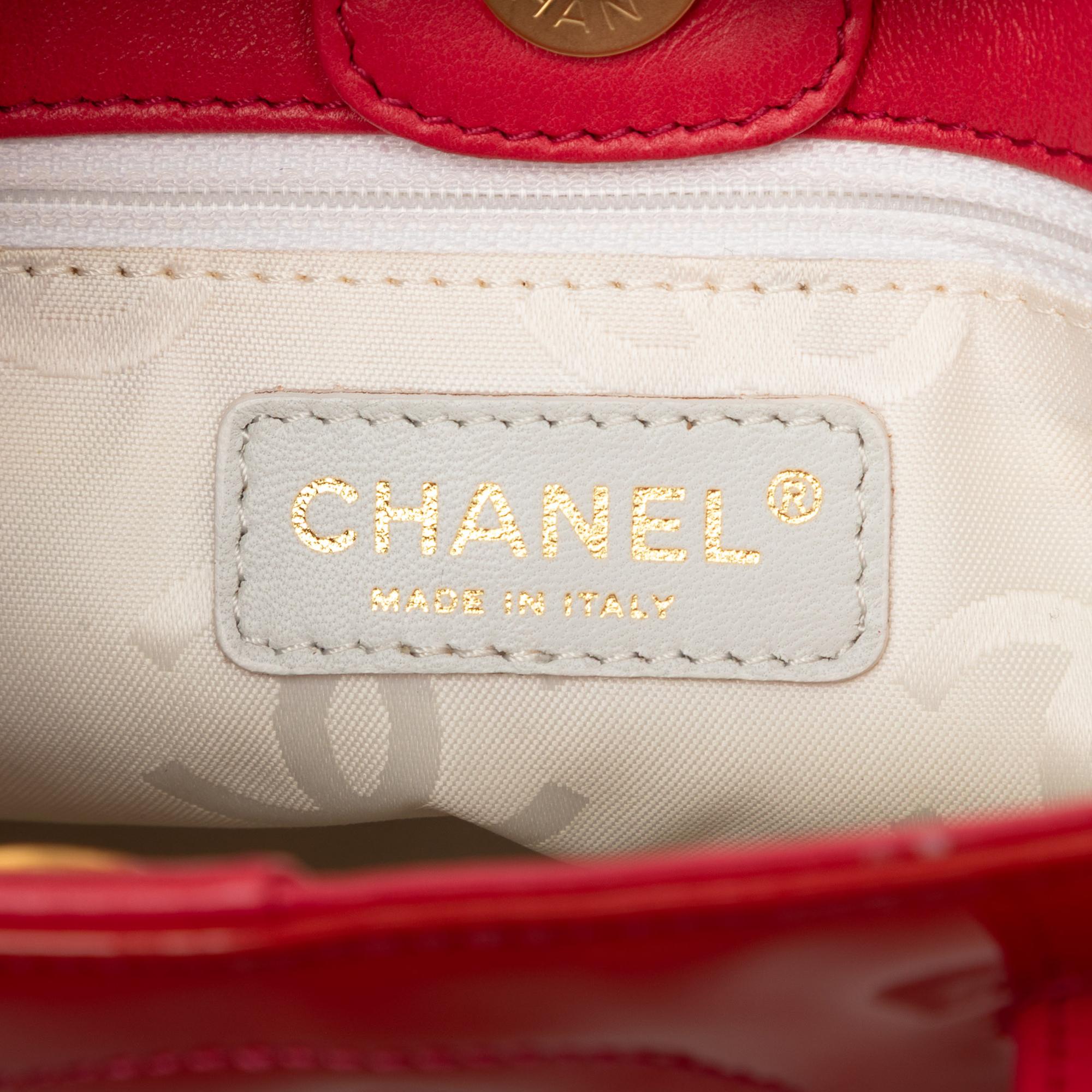 Chanel Patent Triple CC Tote