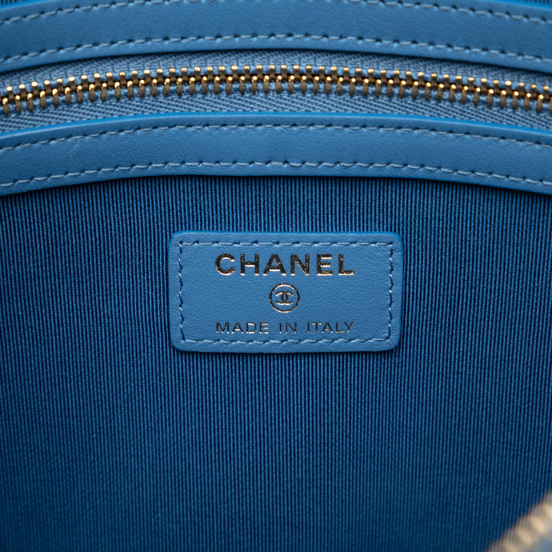 Chanel Patent Umbrella O Case Clutch (SHG-fBoBea)