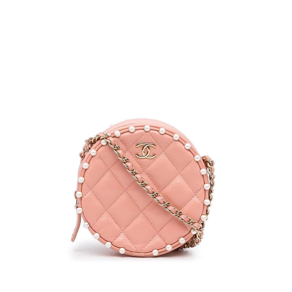 Chanel Pearl Round As Earth Crossbody Bag (SHG-q8dCpH)