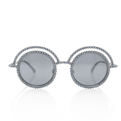 Chanel Pearl Round Sunglasses (SHF-bEXohD)