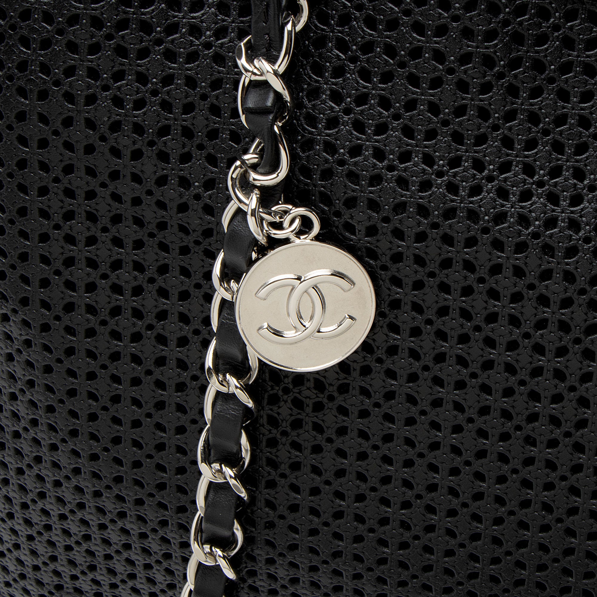 Chanel Perforated Calfskin Up In The Air Large Tote
