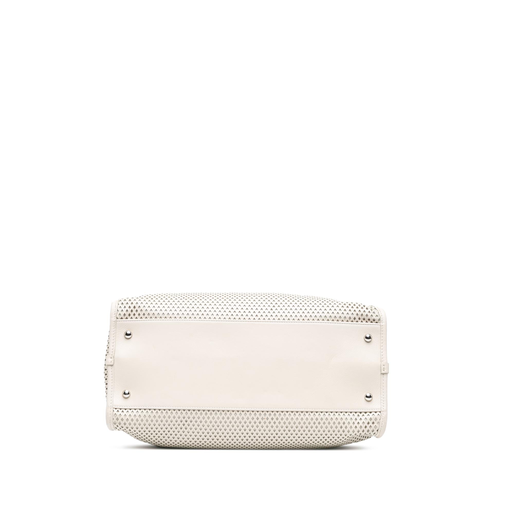 Chanel Perforated Calfskin Up In The Air Satchel