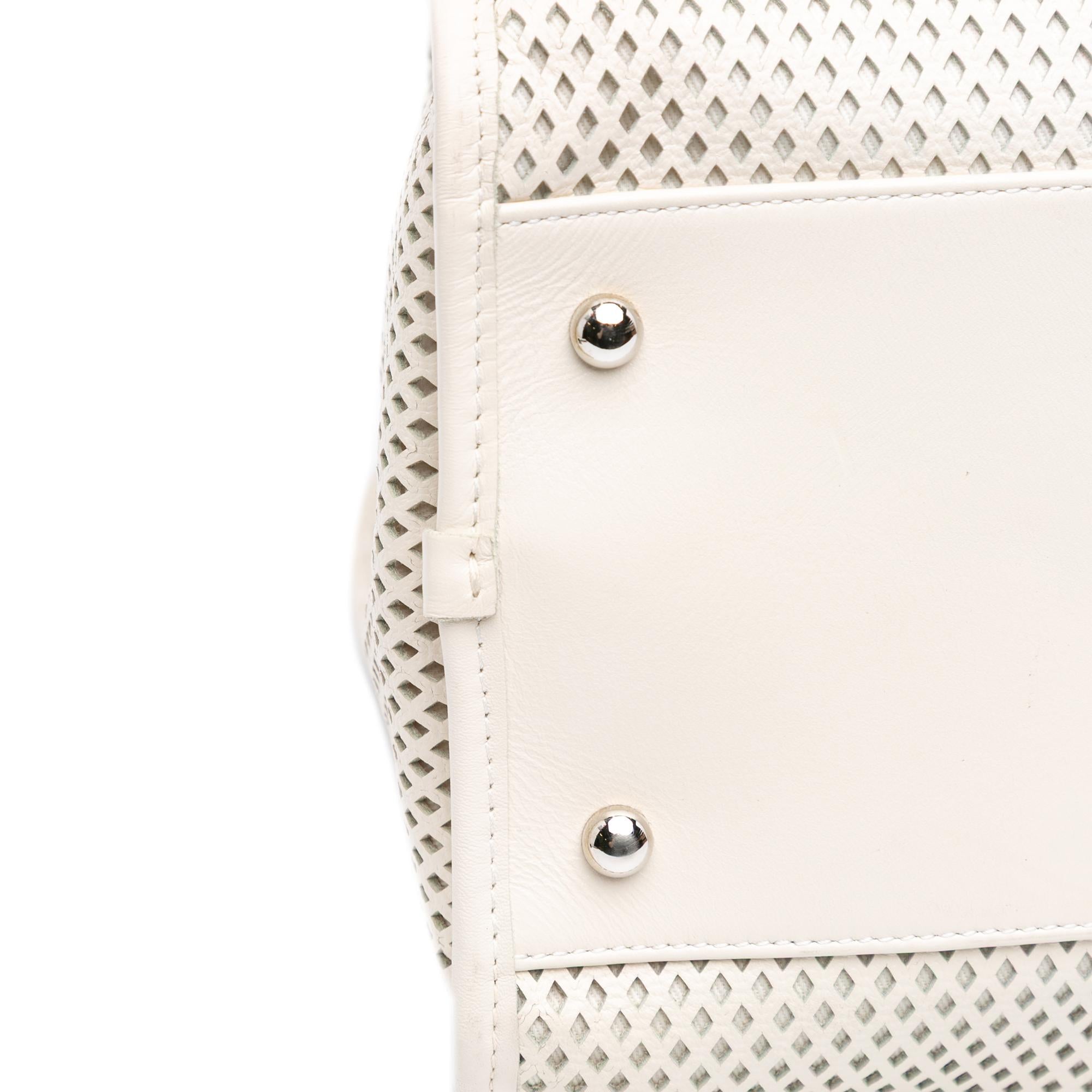 Chanel Perforated Calfskin Up In The Air Satchel