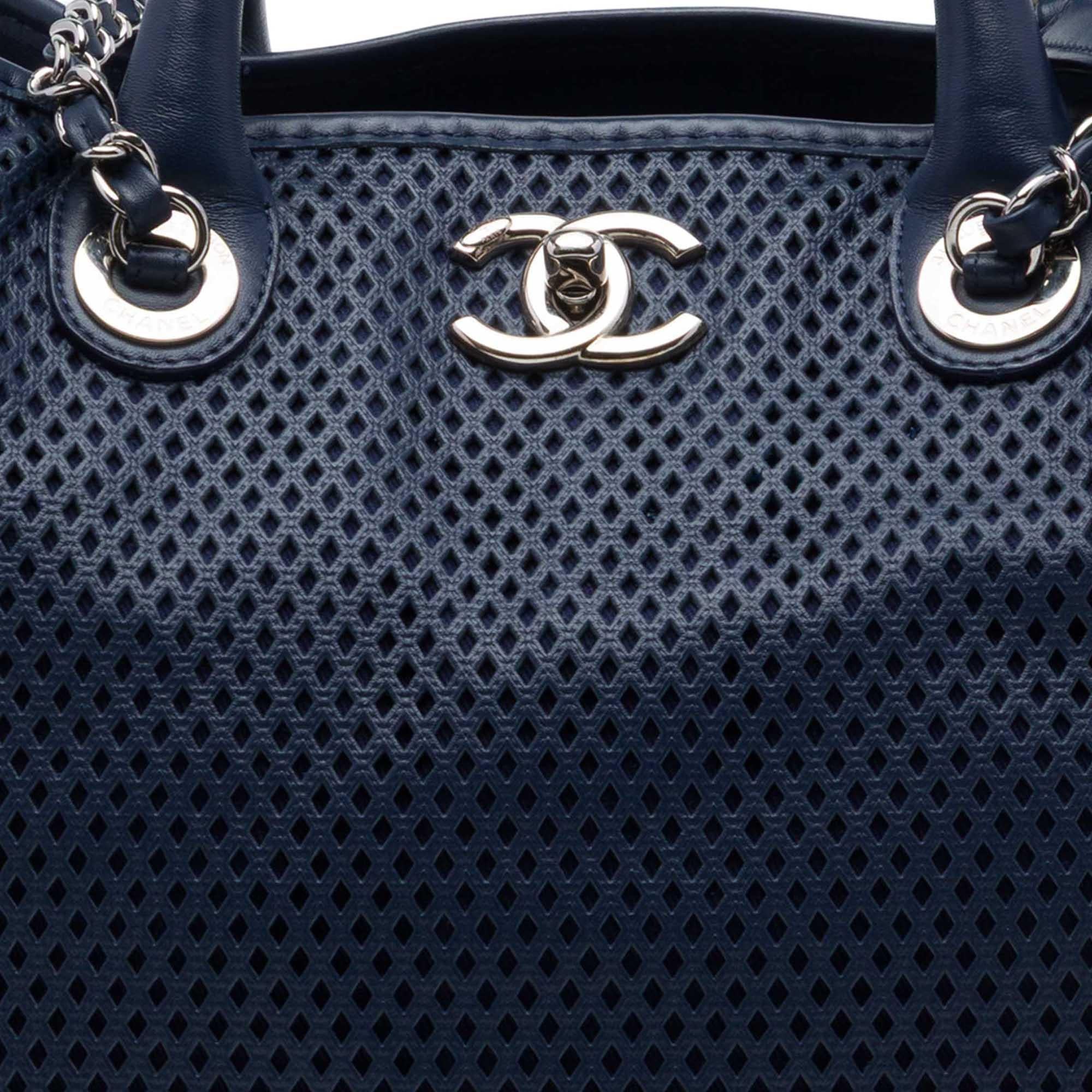 Chanel Perforated Calfskin Up In The Air Tote