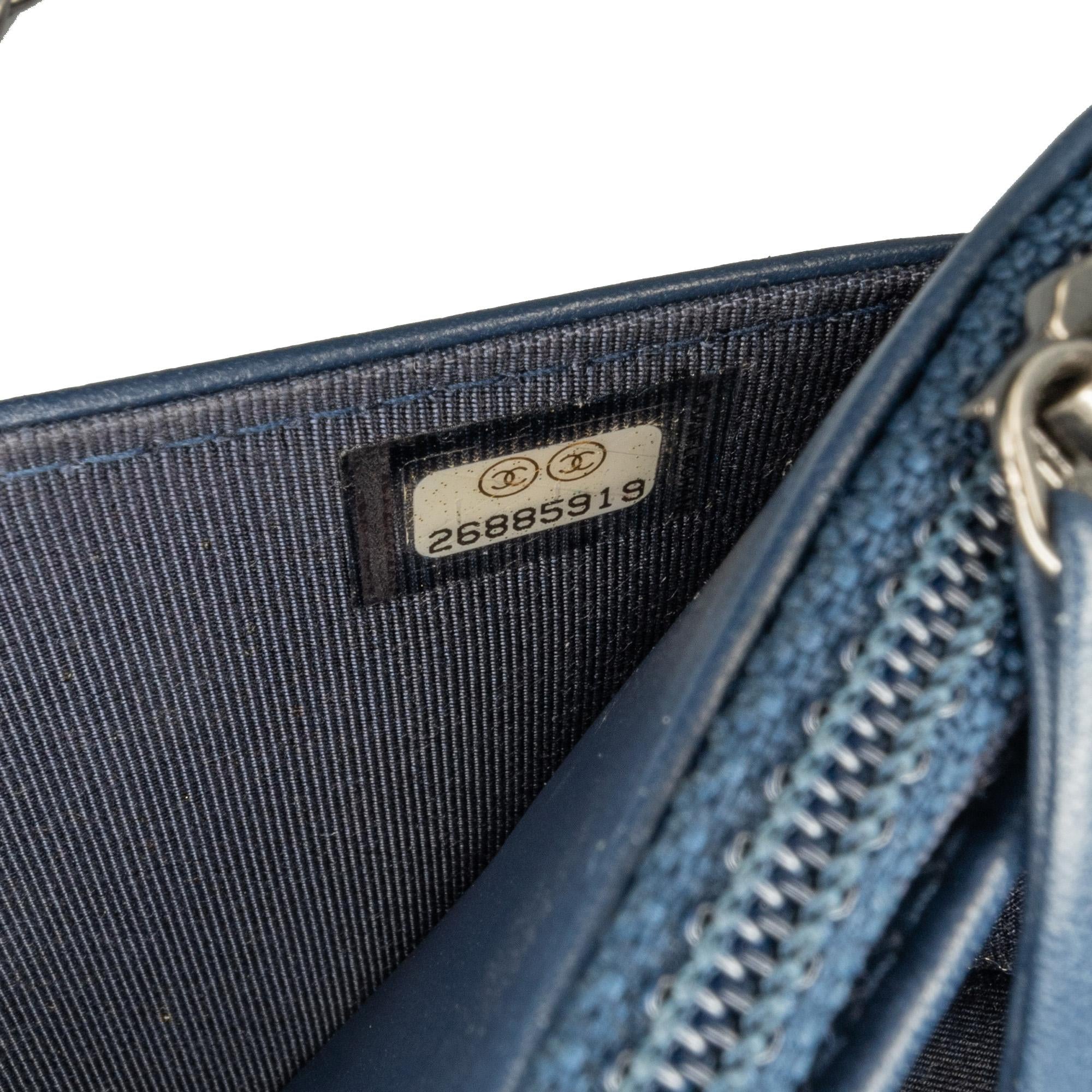 Chanel Quilted Aged Calfskin Gabrielle Wallet On Chain