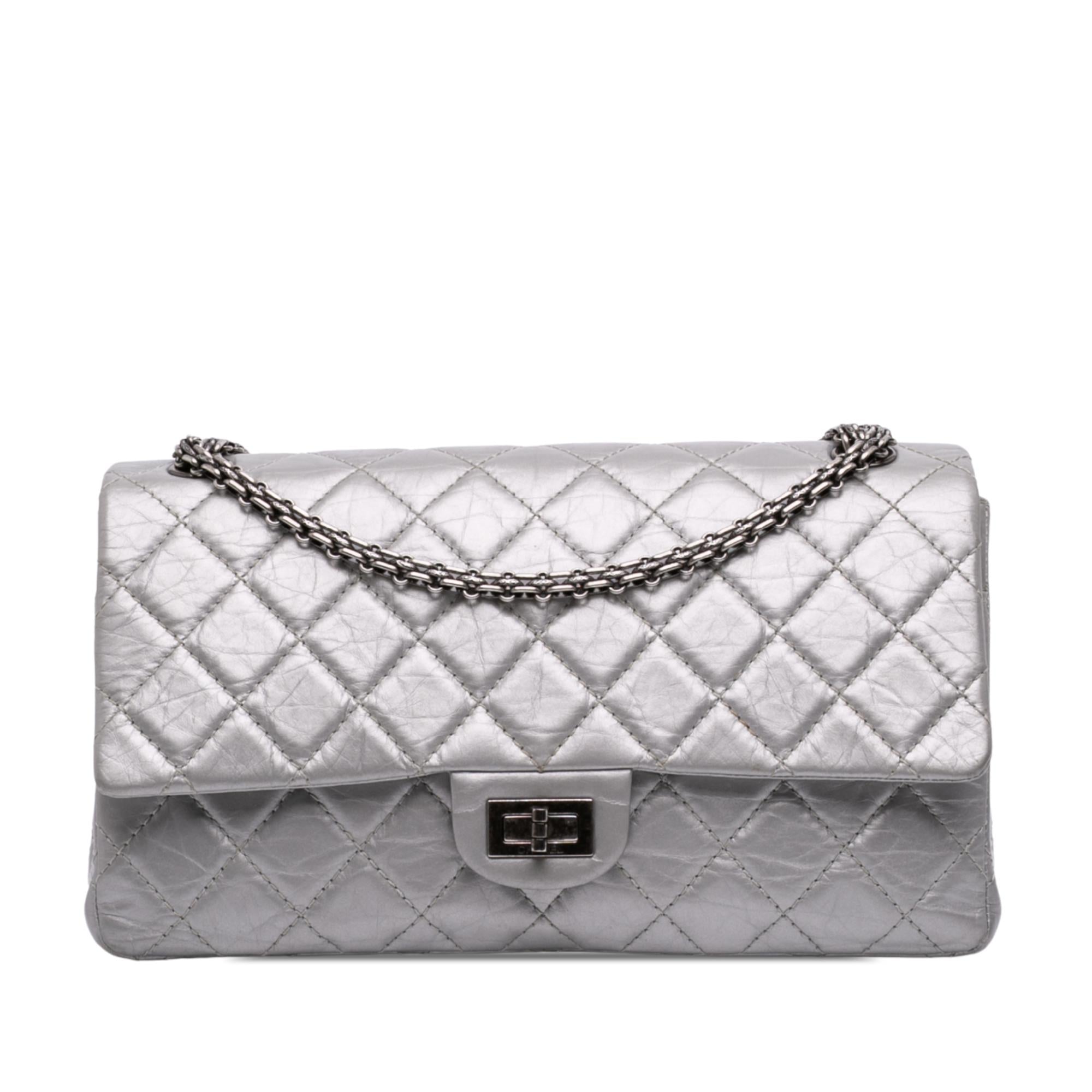 Chanel Quilted Aged Calfskin Reissue 2.55 Double Compartment Single Flap 226