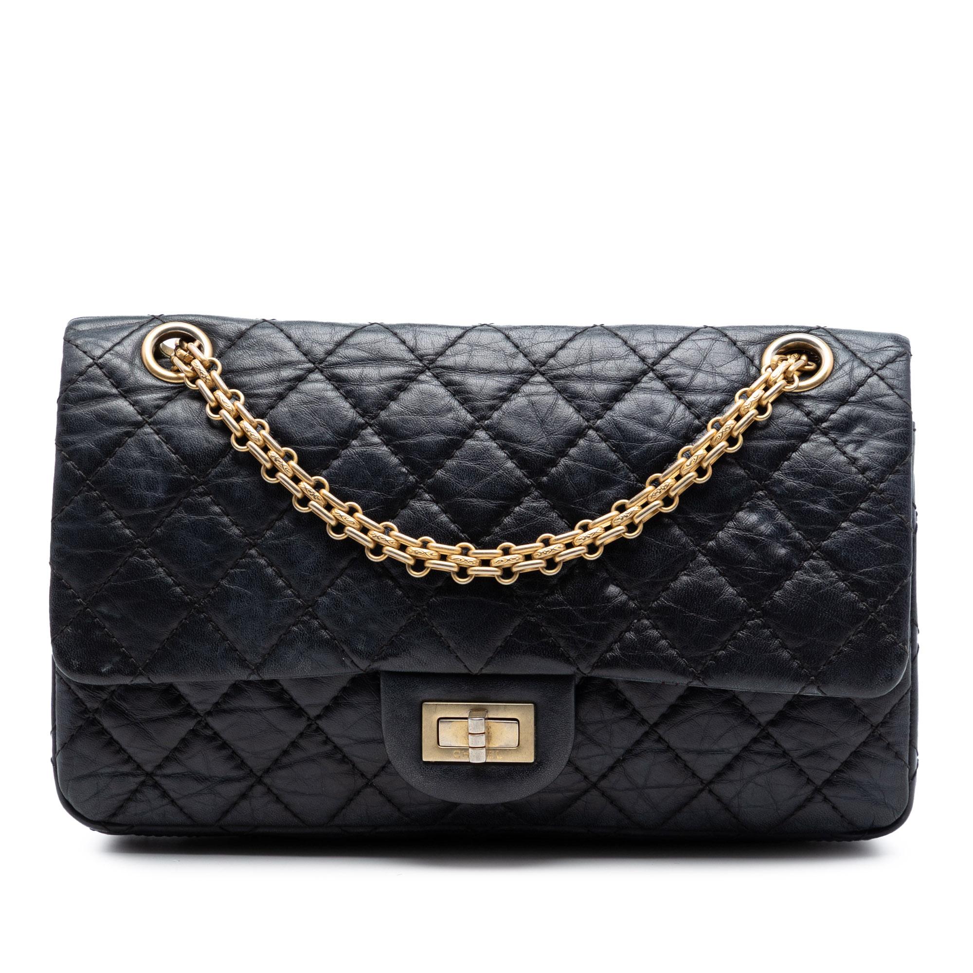 Chanel Quilted Aged Calfskin Reissue 2.55 Double Flap 225