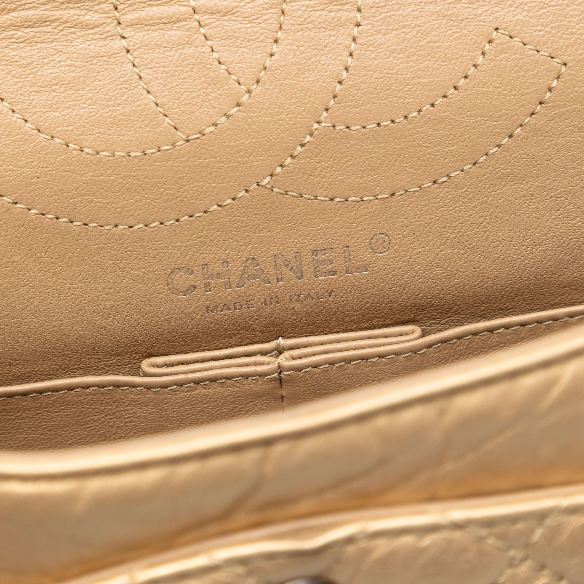 Chanel Quilted Aged Calfskin Reissue 2.55 Double Flap 225