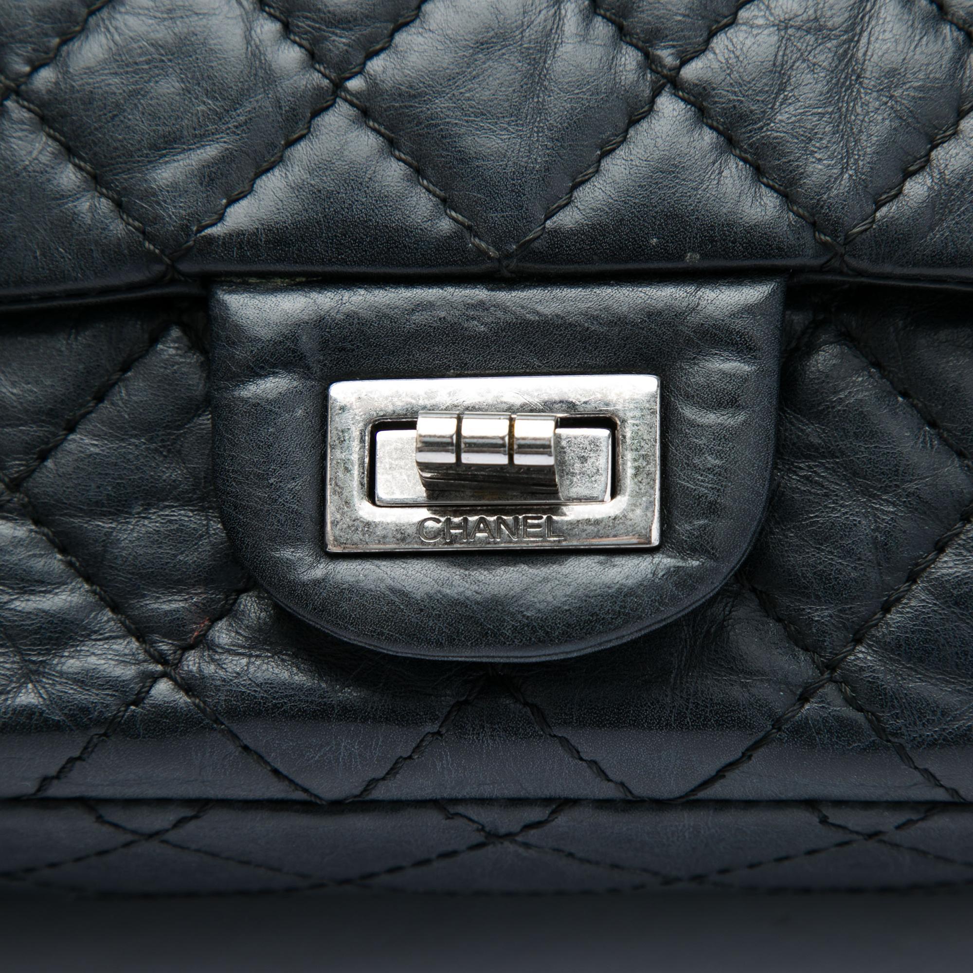Chanel Quilted Aged Calfskin Reissue 2.55 Double Flap 225