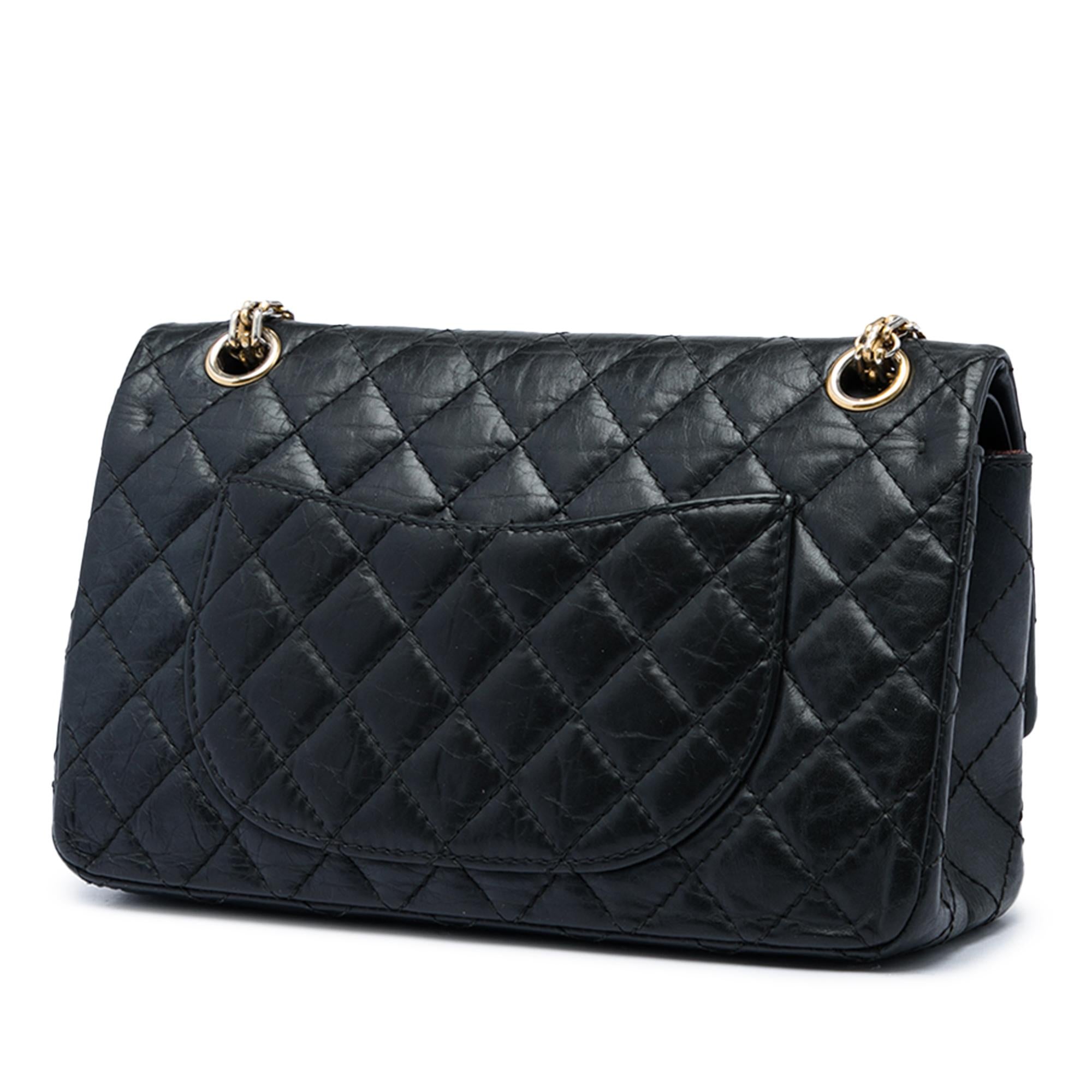 Chanel Quilted Aged Calfskin Reissue 2.55 Double Flap 225
