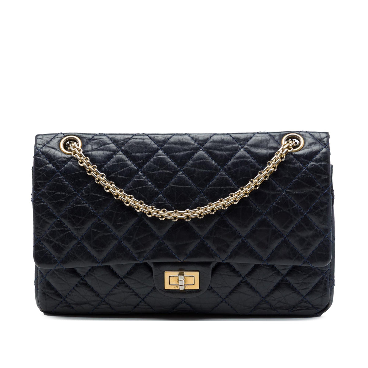 Chanel Quilted Aged Calfskin Reissue 2.55 Double Flap 226
