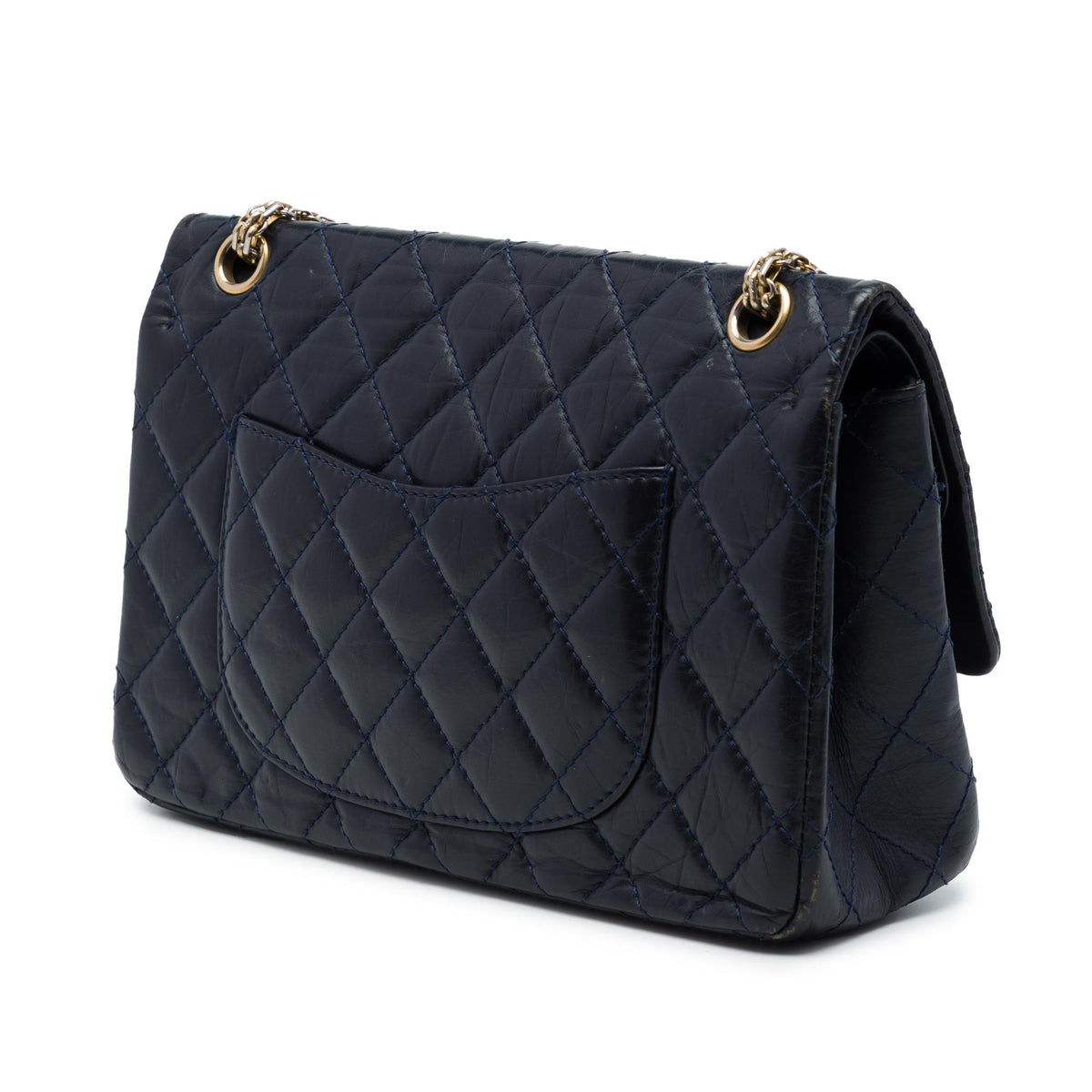 Chanel Quilted Aged Calfskin Reissue 2.55 Double Flap 226