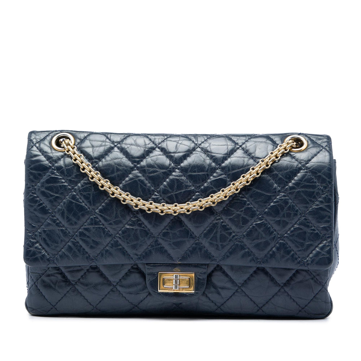 Chanel Quilted Aged Calfskin Reissue 2.55 Double Flap 226