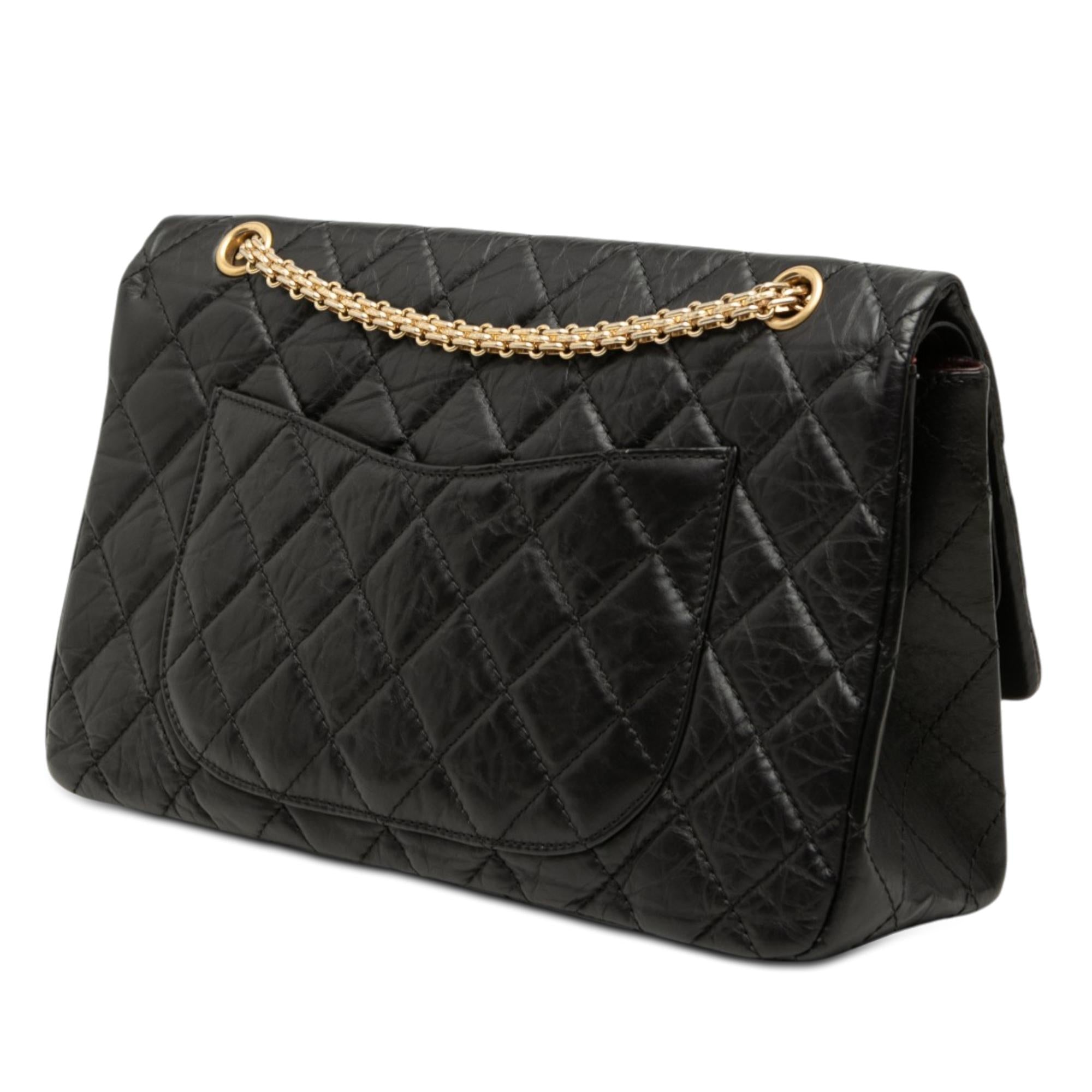 Chanel Quilted Aged Calfskin Reissue 2.55 Double Flap 227