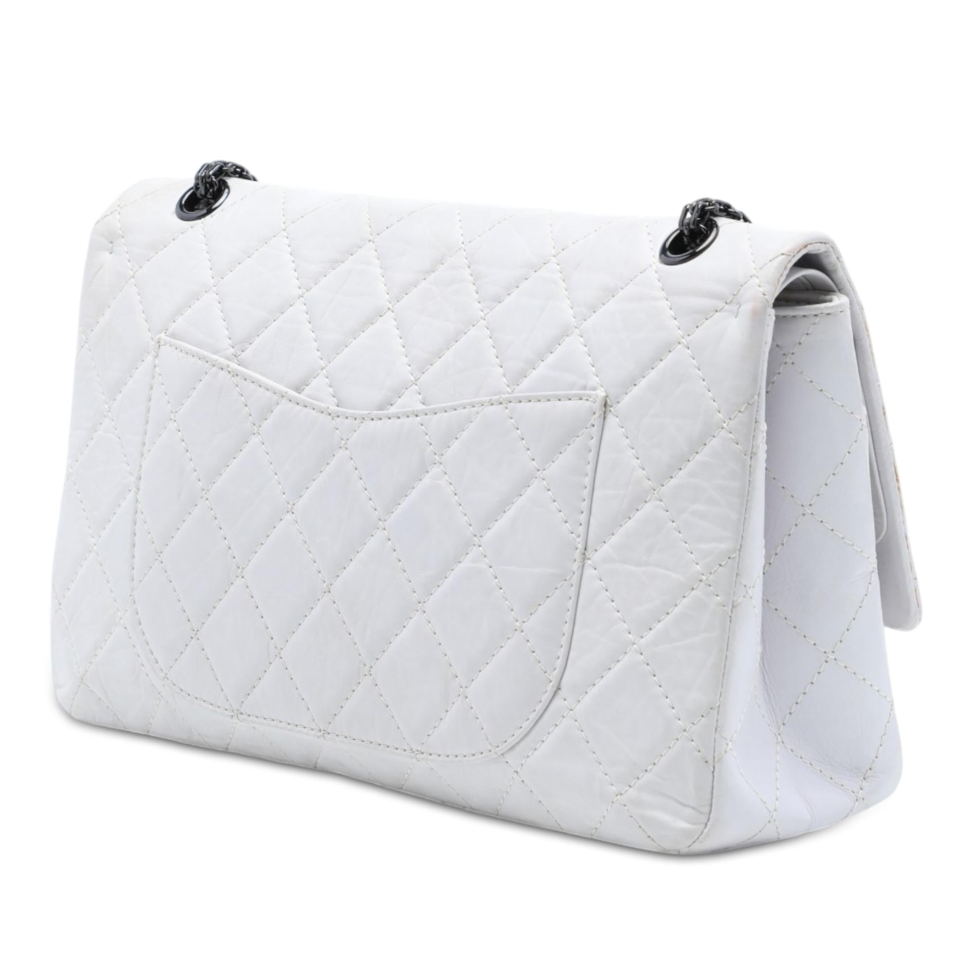 Chanel Quilted Aged Calfskin Reissue 2.55 Double Flap 227