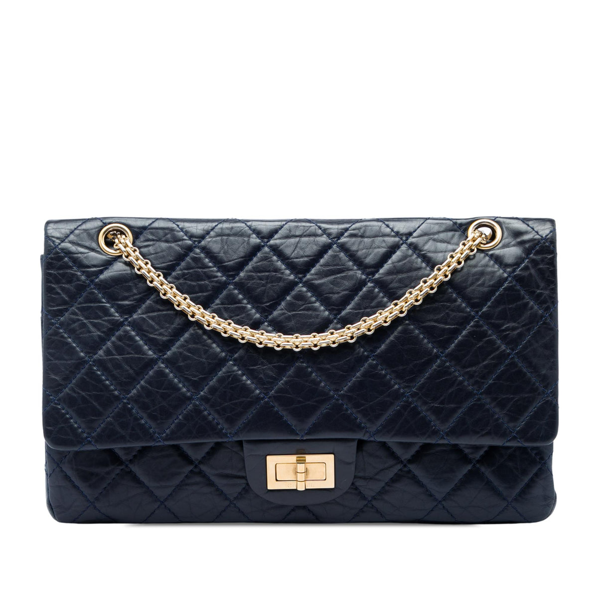 Chanel Quilted Aged Calfskin Reissue 2.55 Double Flap 227
