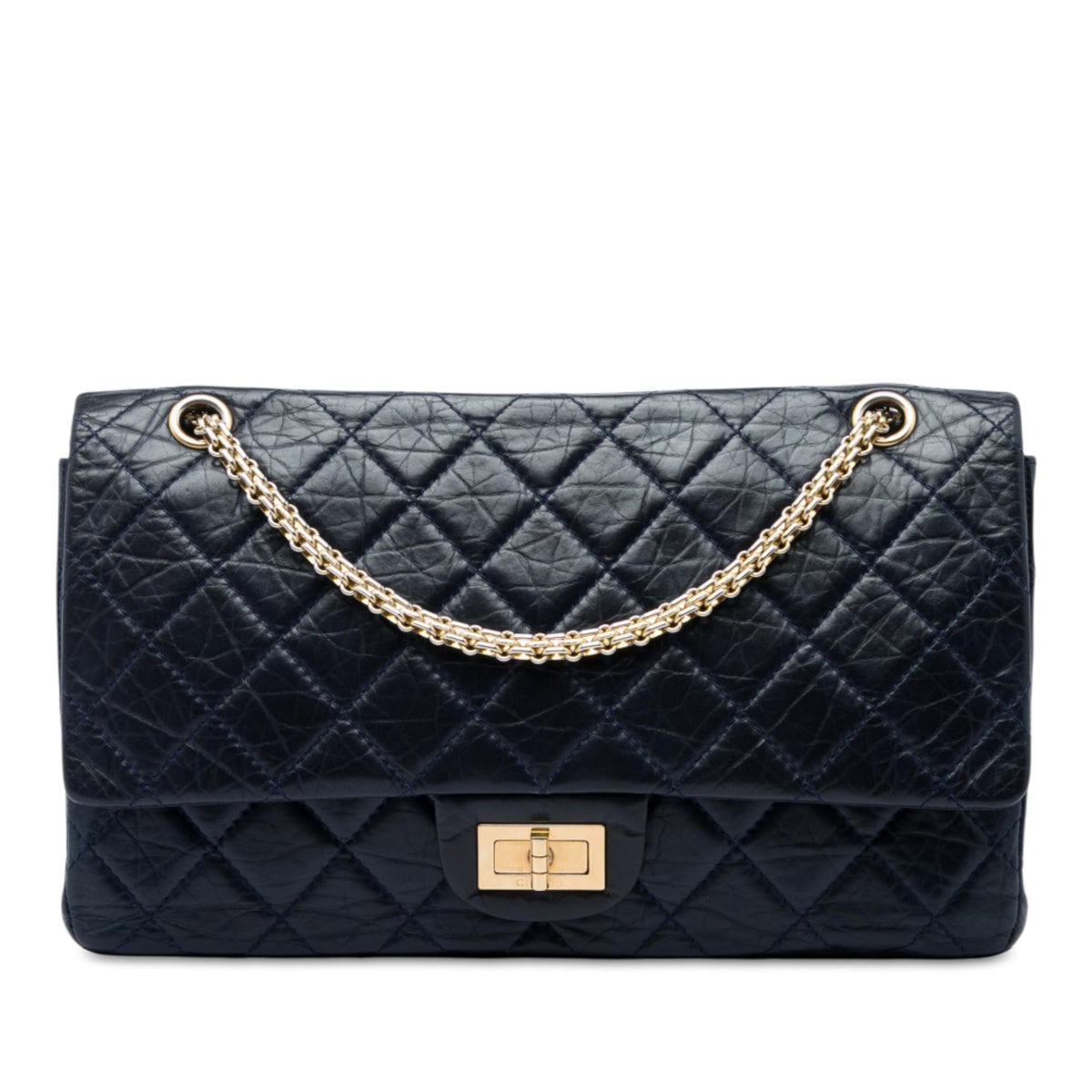 Chanel Quilted Aged Calfskin Reissue 2.55 Double Flap 227