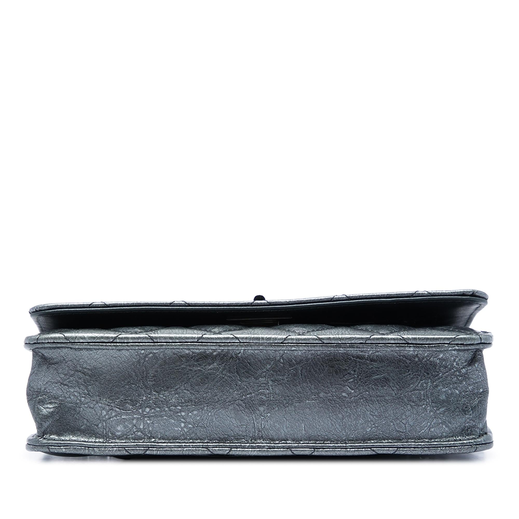 Chanel Quilted Aged Calfskin Reissue 2.55 Wallet on Chain