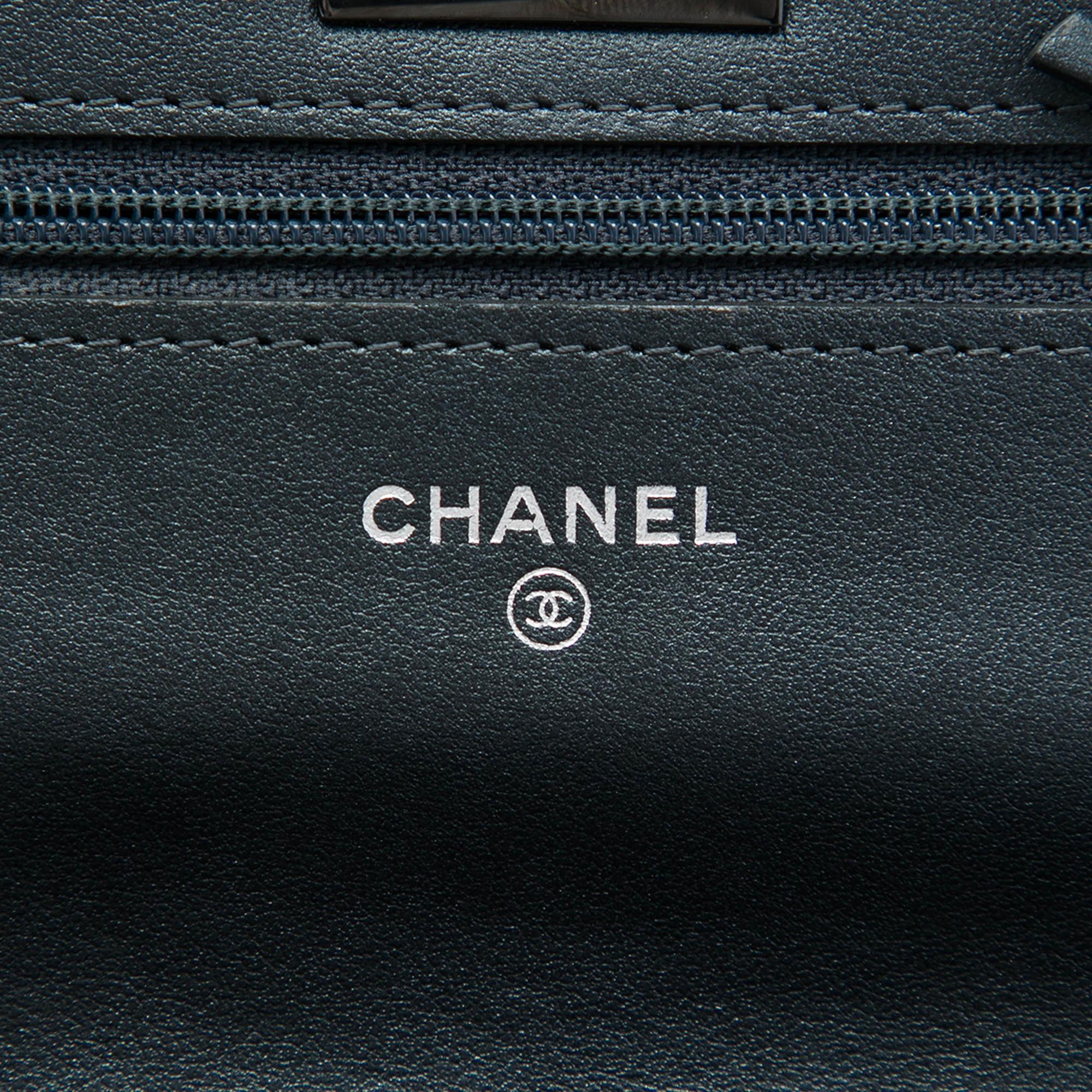 Chanel Quilted Aged Calfskin Reissue 2.55 Wallet on Chain
