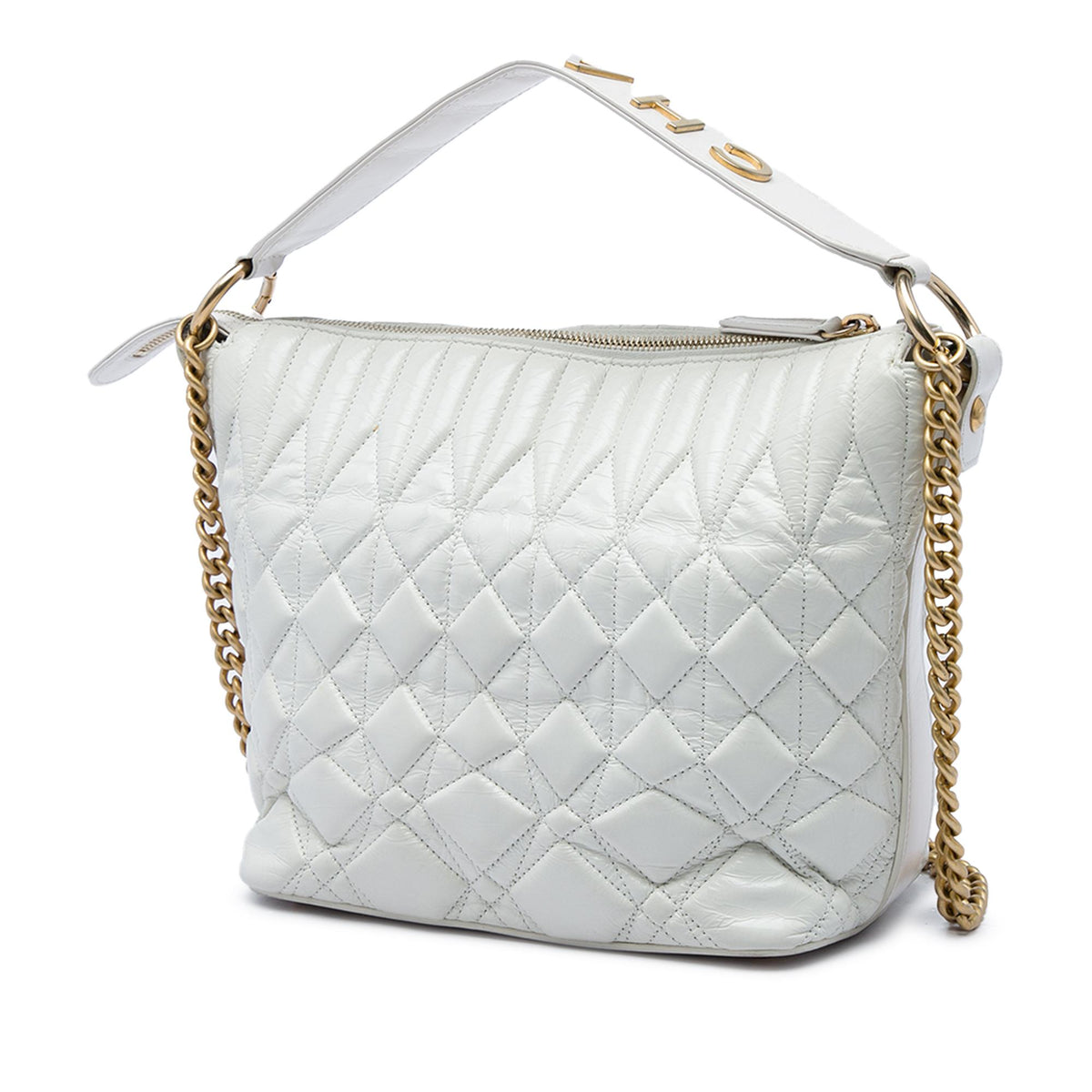 Chanel Quilted Aged Calfskin State of the Art Hobo