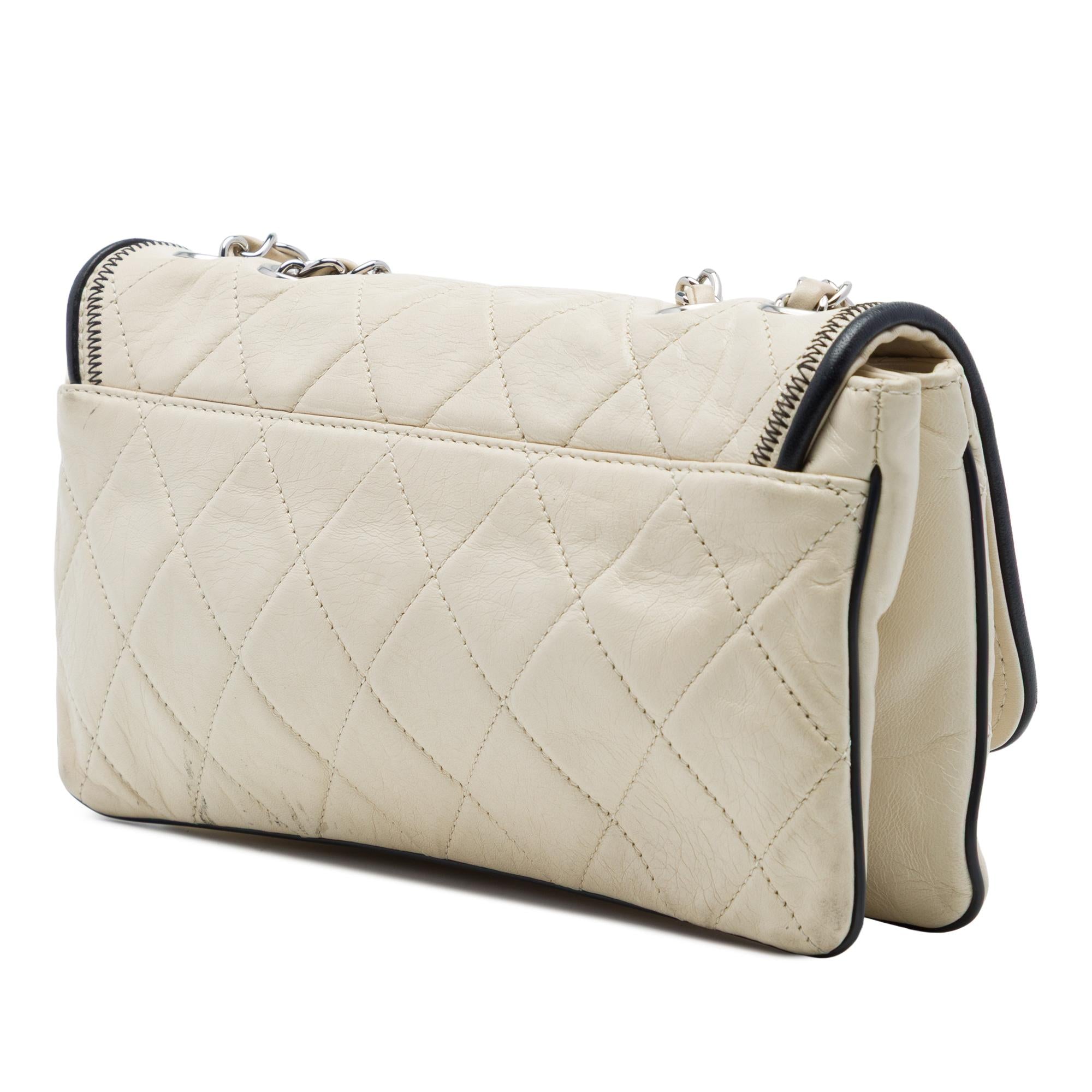 Chanel Quilted Aged Lambskin Reissue 2.55 East West Flap