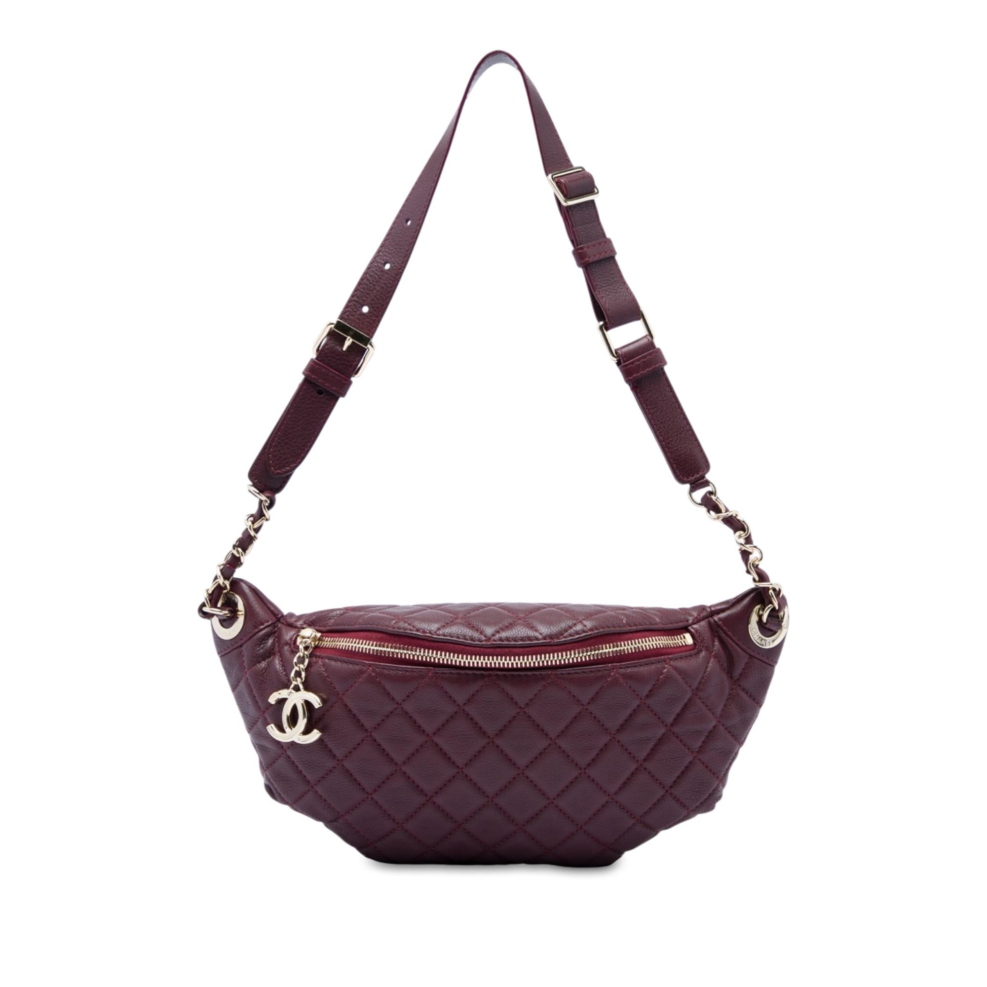 Chanel Quilted Calfskin Banane Waist Bag