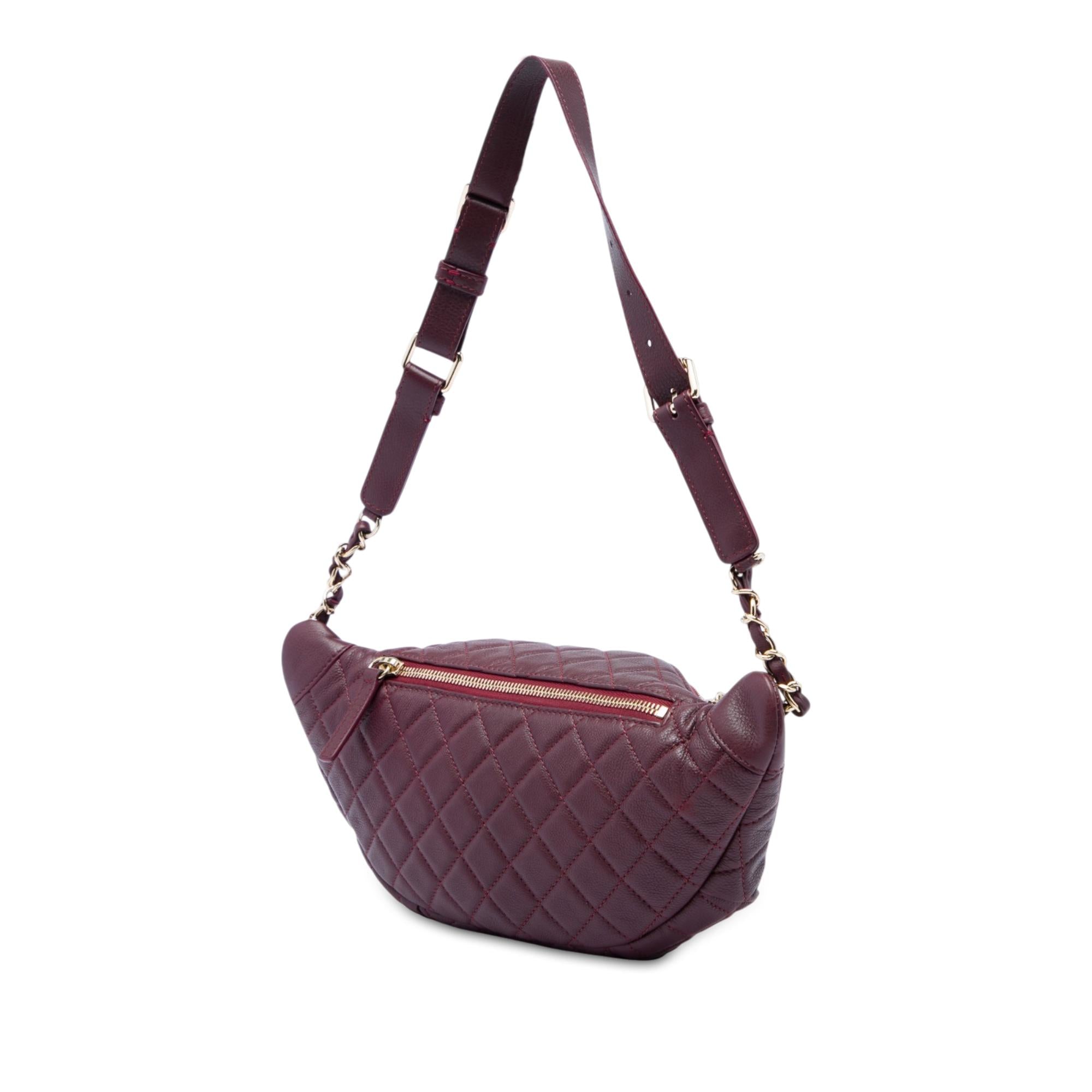 Chanel Quilted Calfskin Banane Waist Bag