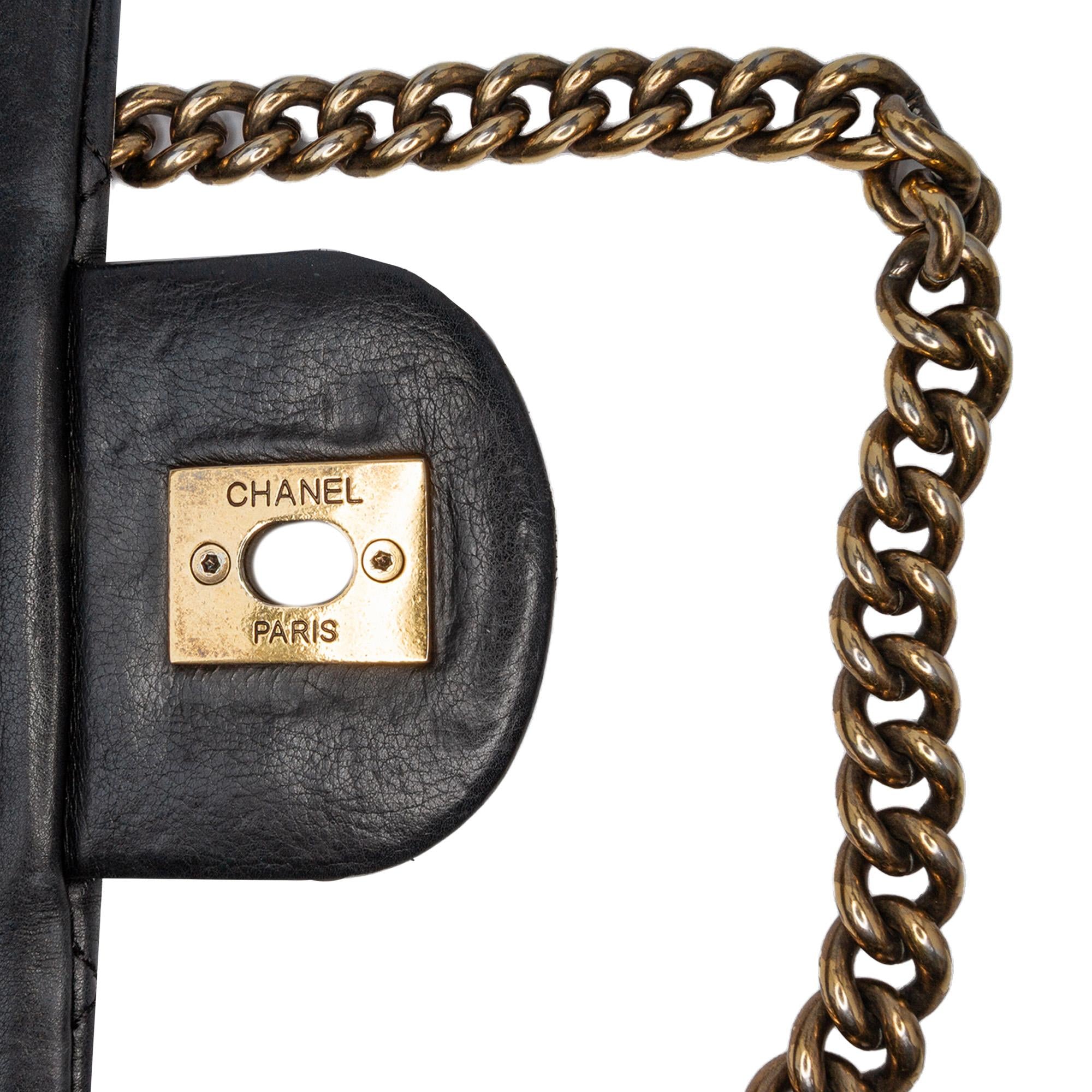 Chanel Quilted Calfskin CC Crown Flap