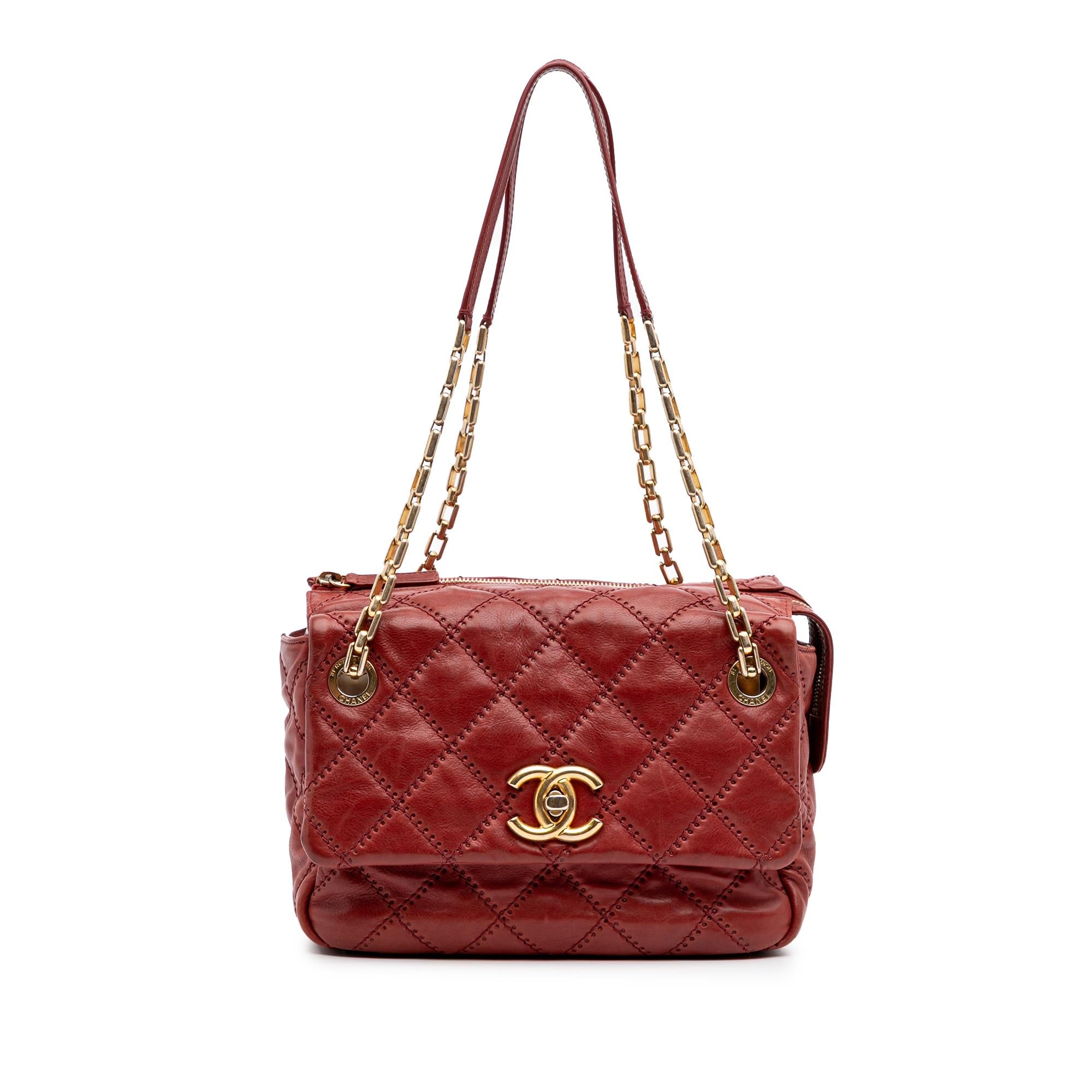 Chanel Quilted Calfskin Retro Chain Camera Flap