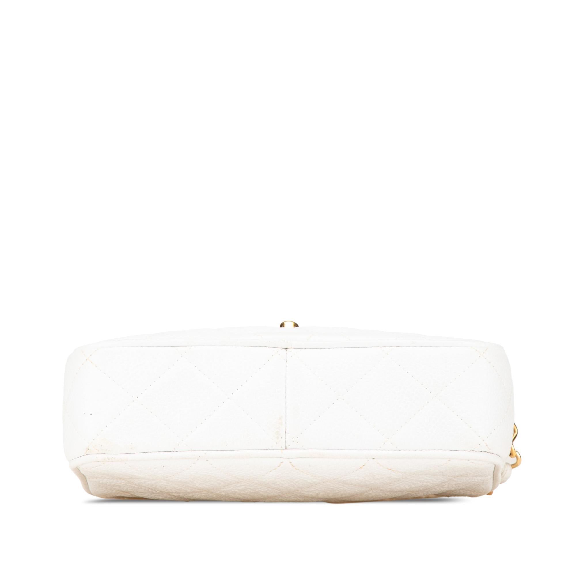 Chanel Quilted Caviar CC Camera Bag