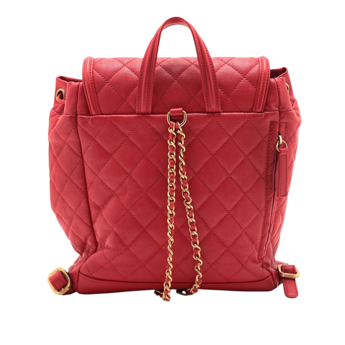 Chanel Quilted Caviar CC Filigree Backpack