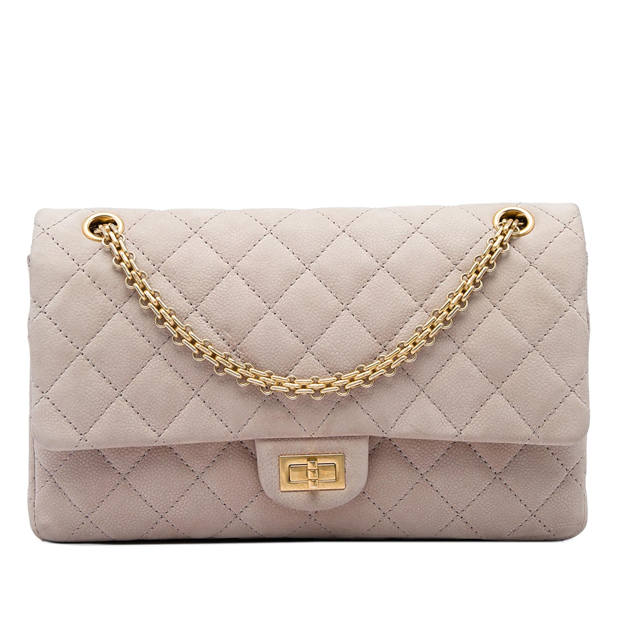Chanel Quilted Caviar Reissue 2.55 Double Flap 226
