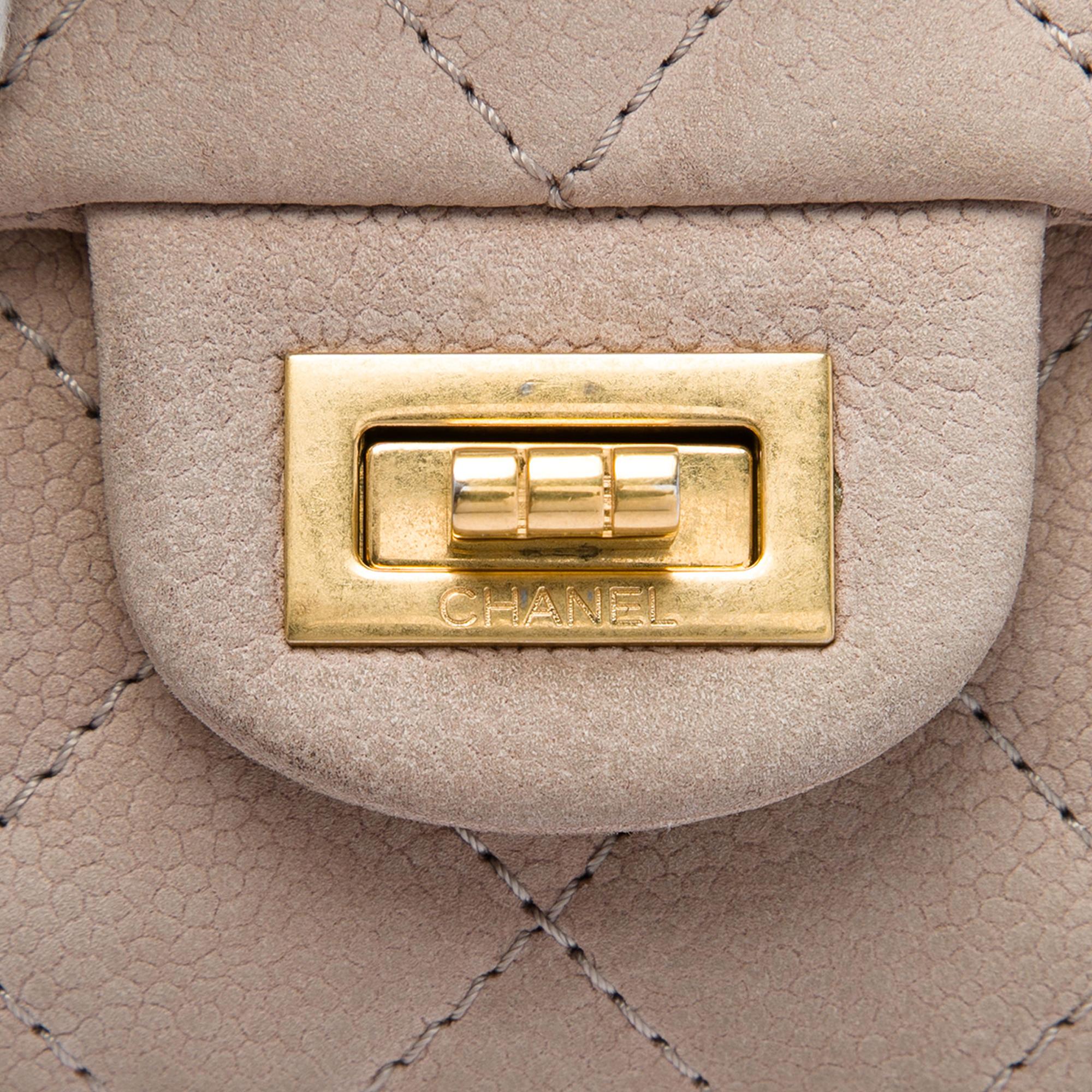 Chanel Quilted Caviar Reissue 2.55 Double Flap 226