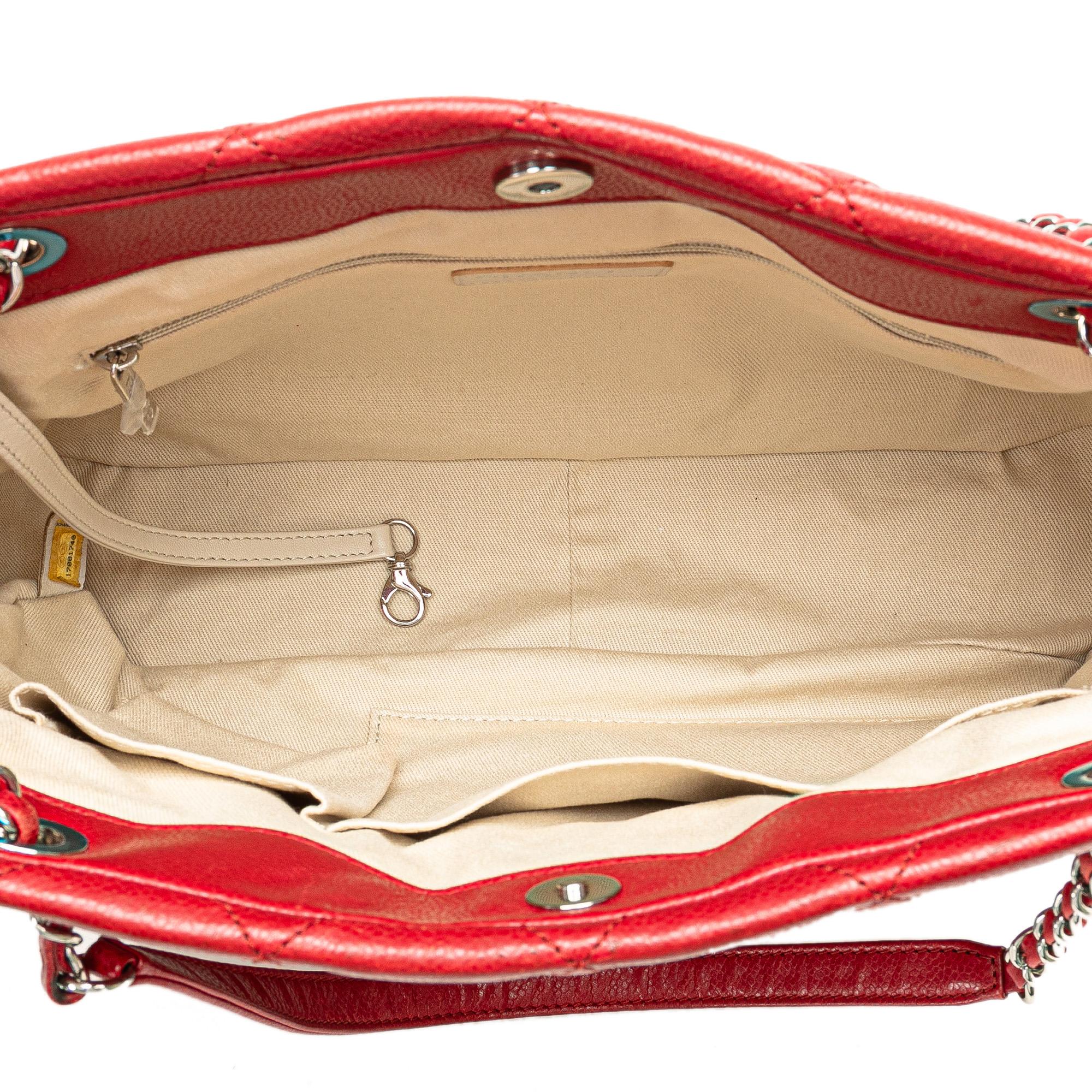 Chanel Quilted Caviar Soft Shopper Tote