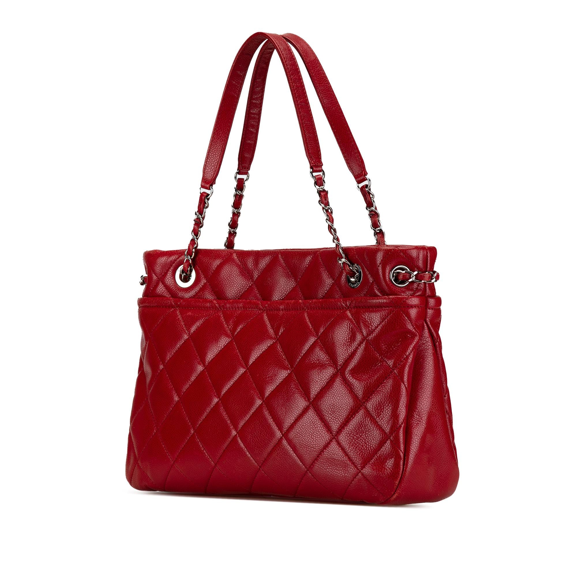 Chanel Quilted Caviar Soft Shopper Tote