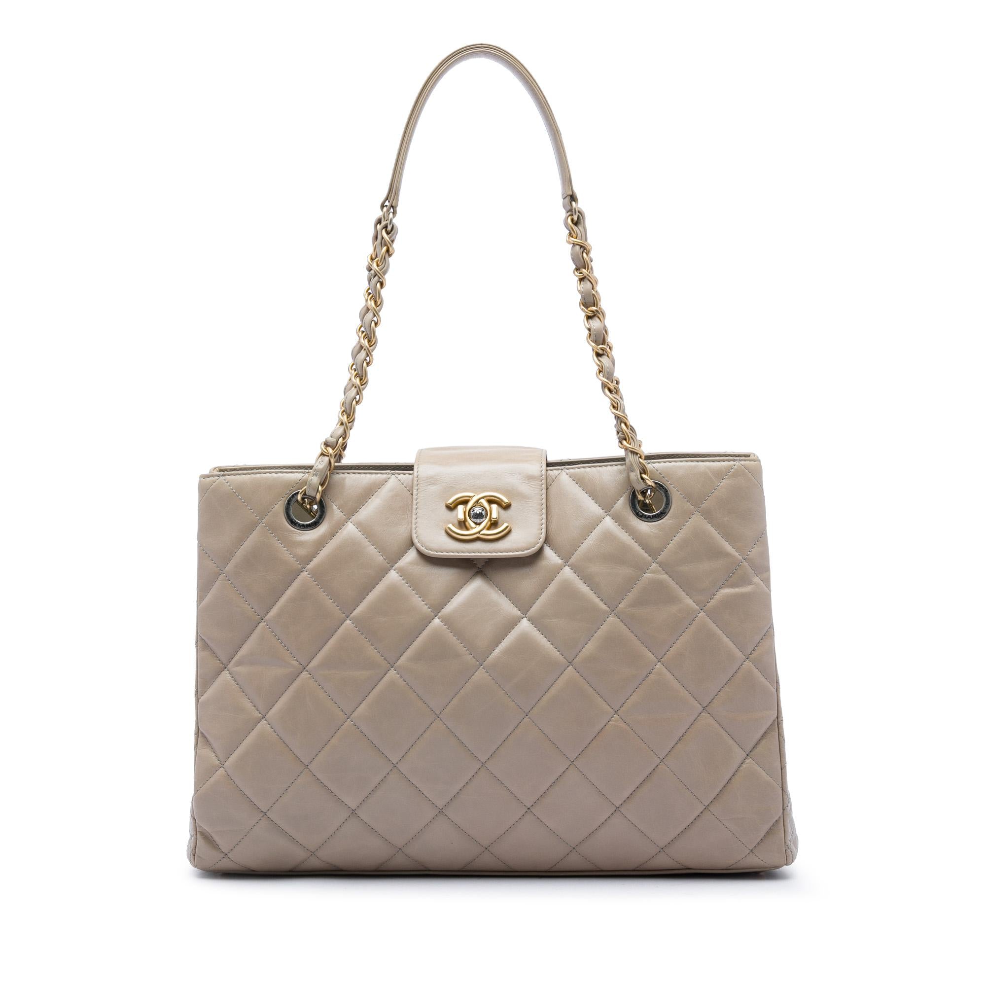 Chanel Quilted Glazed Calfskin Daily Walk Tote