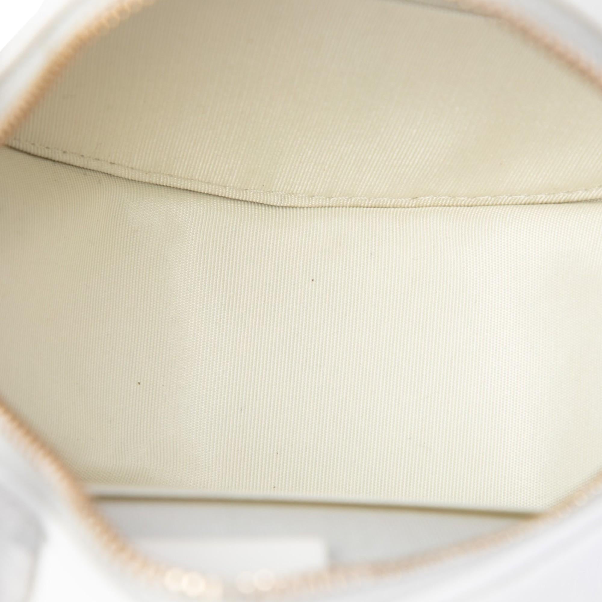 Chanel Quilted Goatskin 19 Round Clutch With Chain