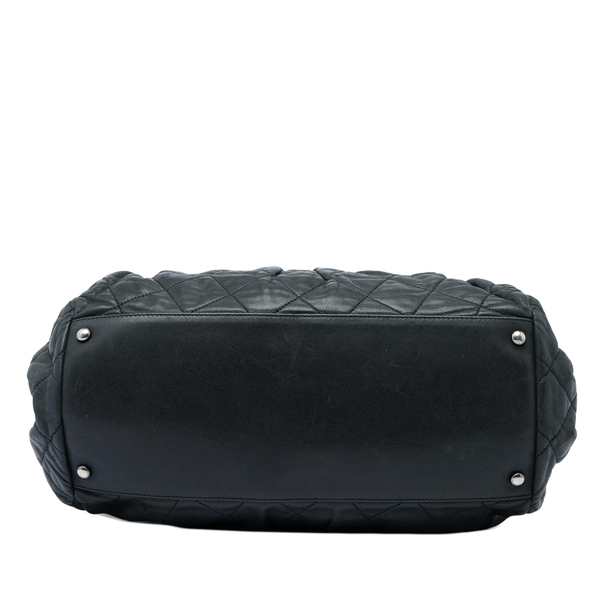 Chanel Quilted Iridescent Calfskin Chic Quilt Bowling Bag
