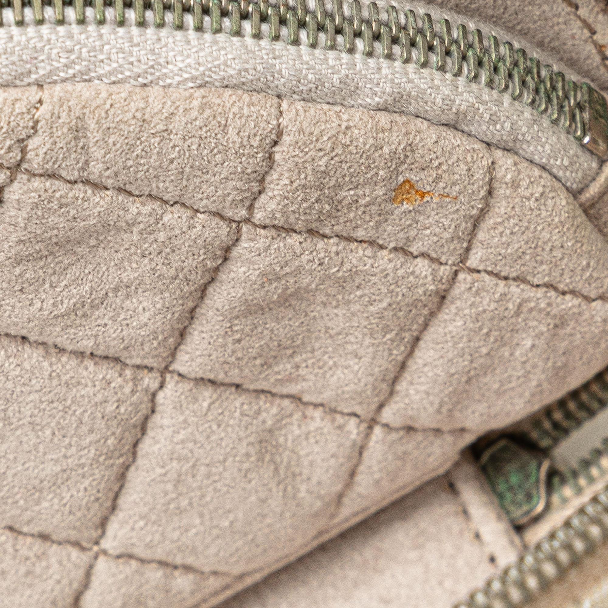 Chanel Quilted Iridescent Lambskin Wristlet Clutch