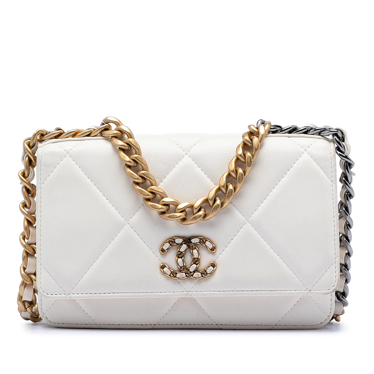 Chanel Quilted Lambskin 19 Wallet on Chain