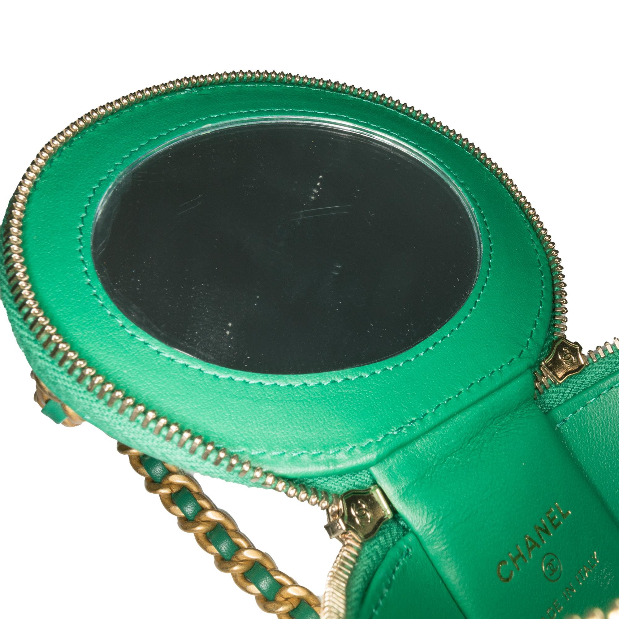 Chanel Quilted Lambskin Afternoon Tea Vanity Case with Chain (SHG-mCCkay)