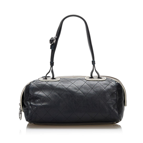 Chanel Quilted Lambskin Bowler Bag (SHG-37879)