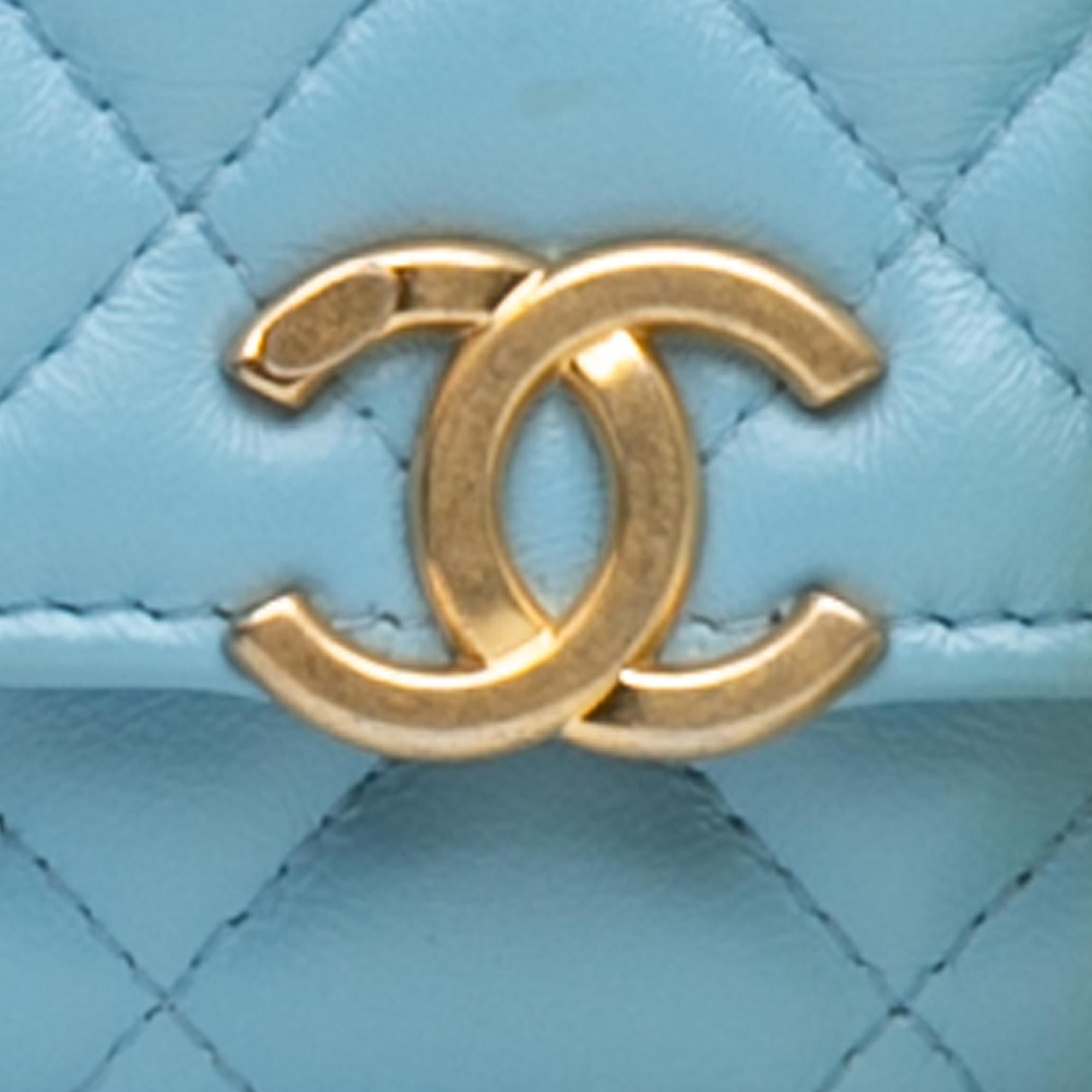 Chanel Quilted Lambskin Candy Chain Wallet on Chain