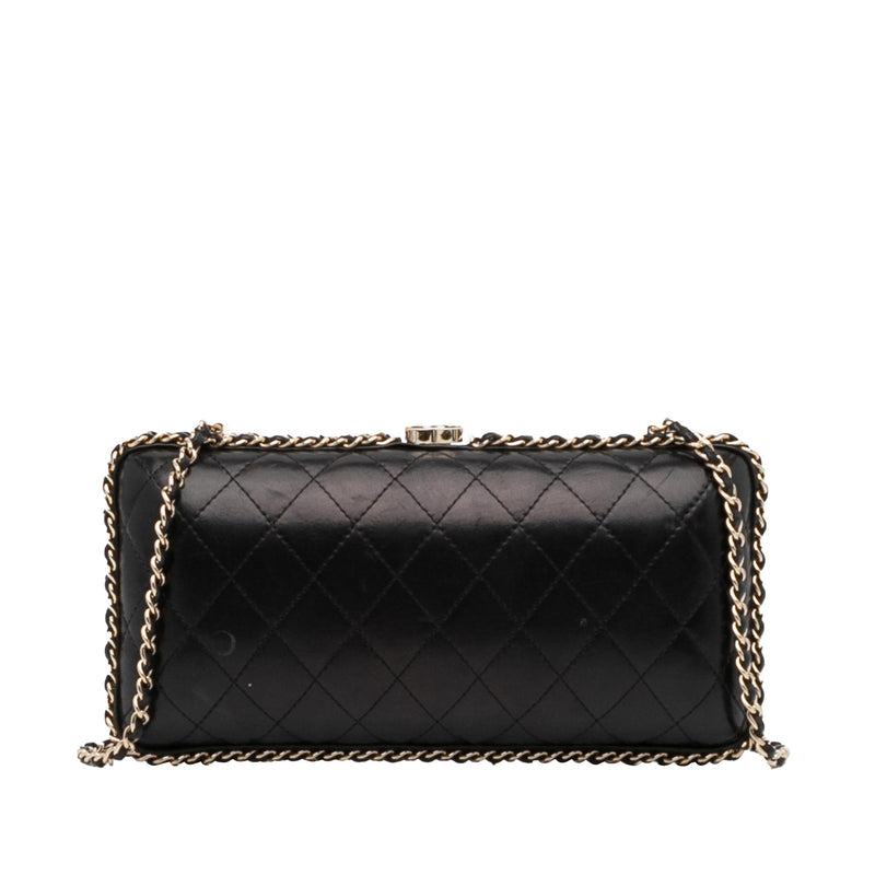 Chanel Quilted Lambskin Chain Around Clutch (SHG-vCMQzd) – LuxeDH