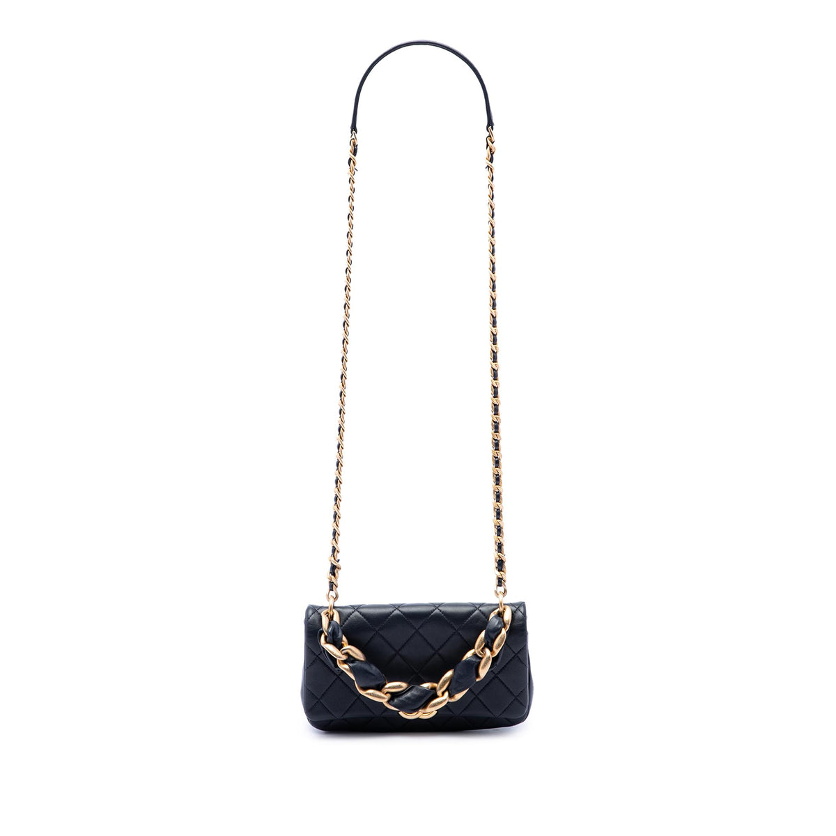 Chanel Quilted Lambskin Chain is More Flap