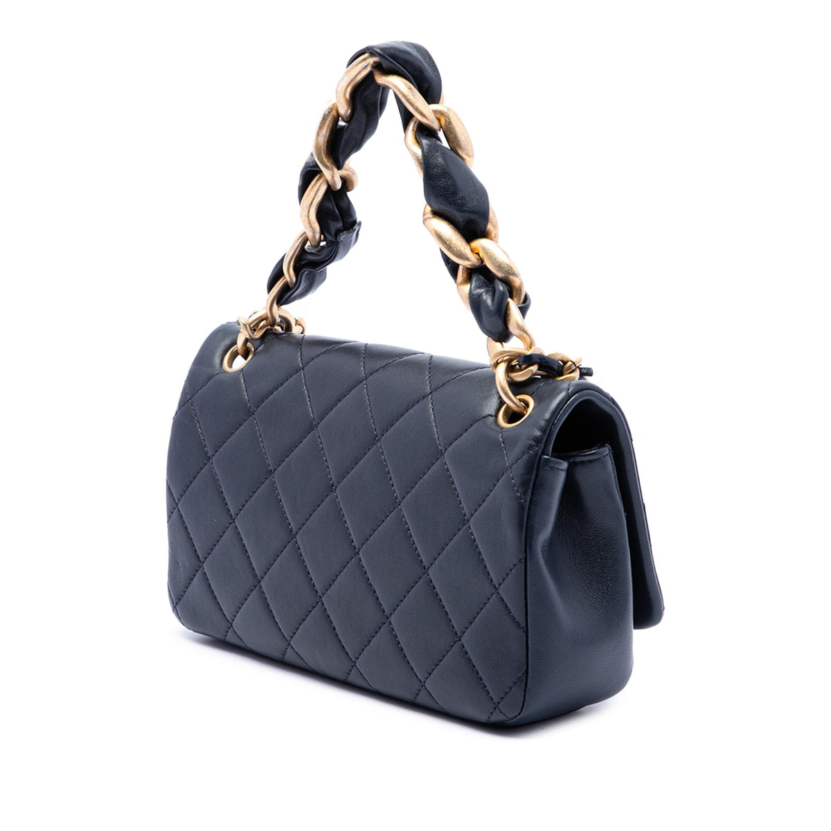 Chanel Quilted Lambskin Chain is More Flap