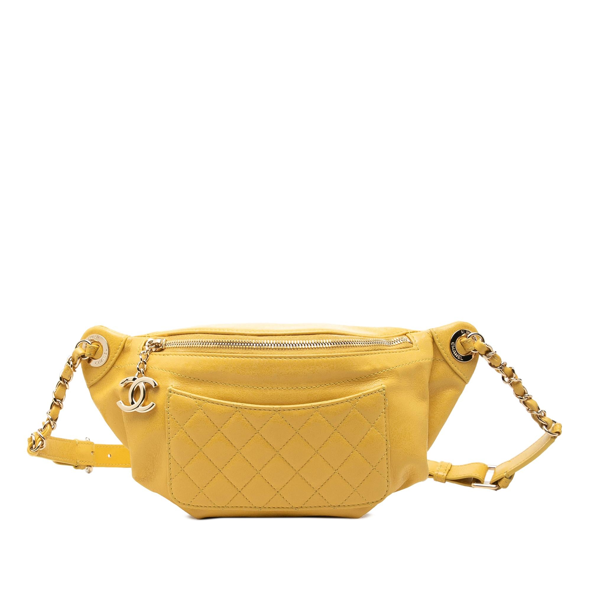 Chanel Quilted Lambskin Classic Bi Waist Bag