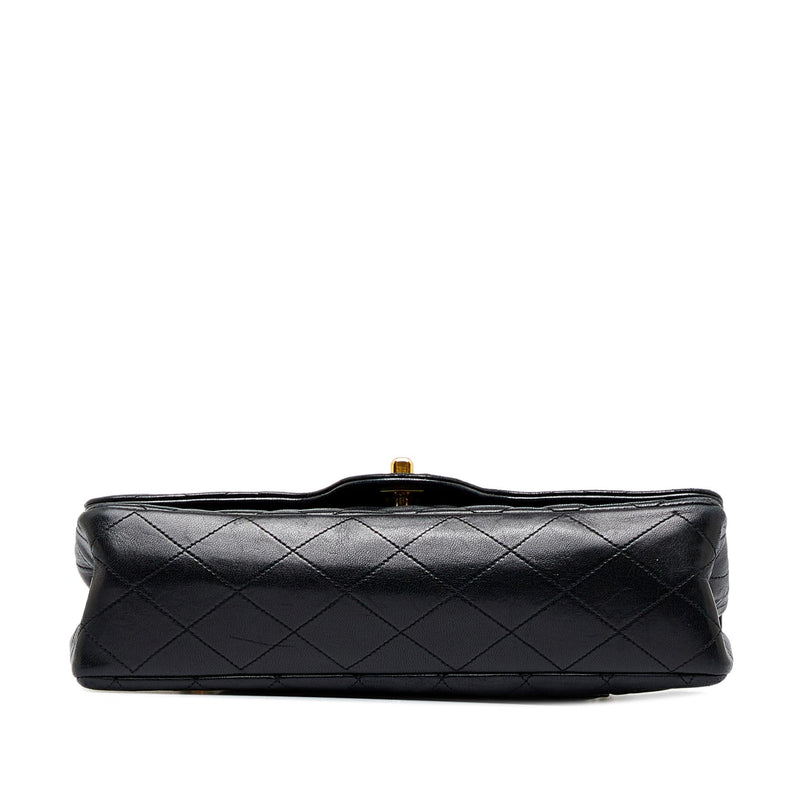 Chanel Quilted Lambskin Double Flap Bag (SHG-nAgJZX)